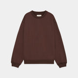 Organic Cotton Heavy Fleece / Comfort Sweat DARK BROWN