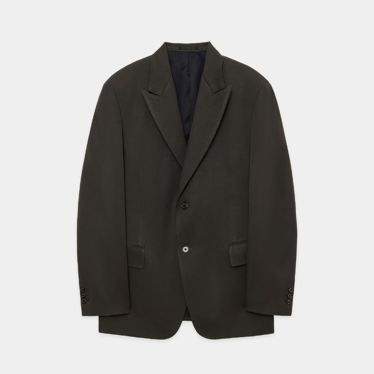 Polwarth Tuxedo Cloth / Peaked Lapel Two Button Jacket