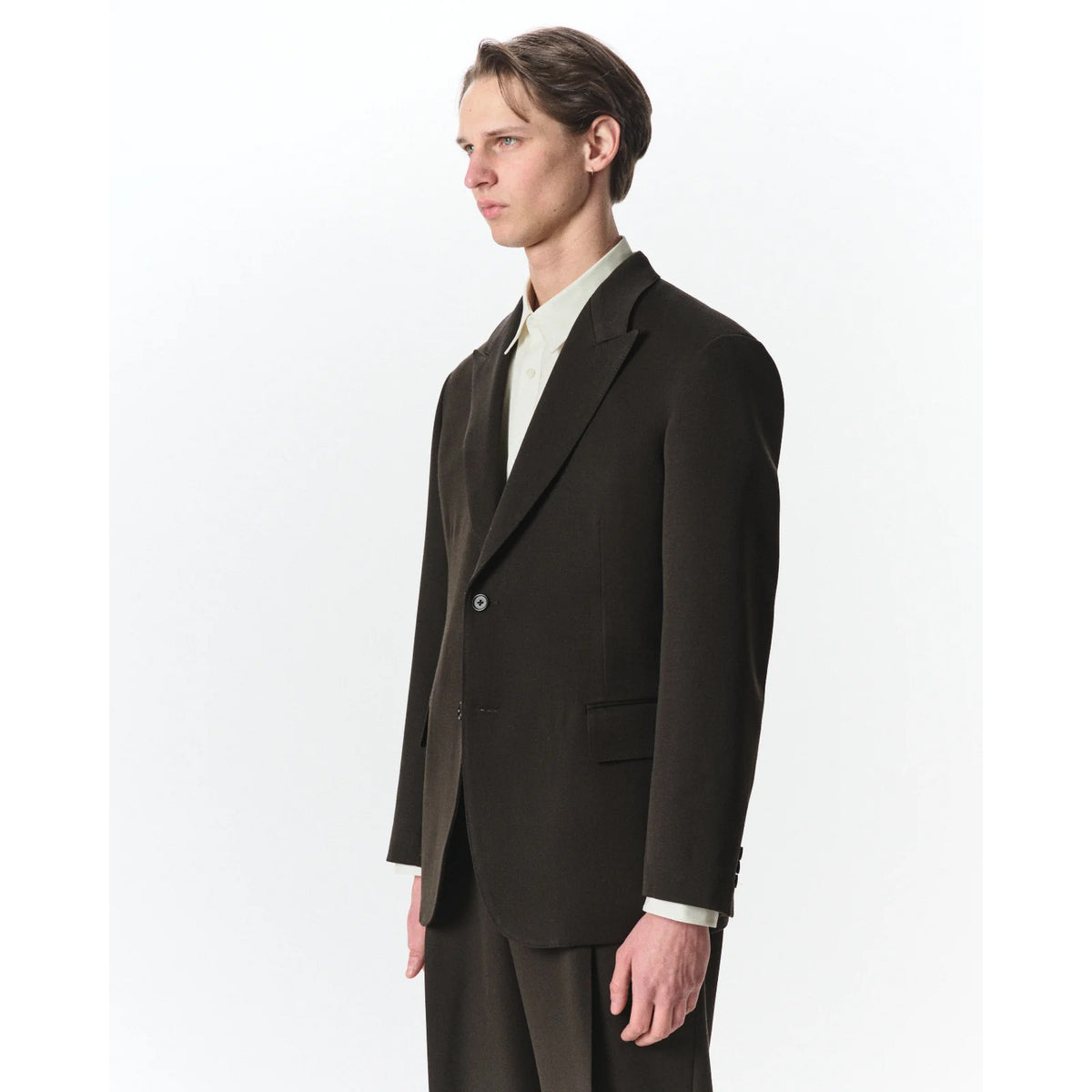 Polwarth Tuxedo Cloth / Peaked Lapel Two Button Jacket