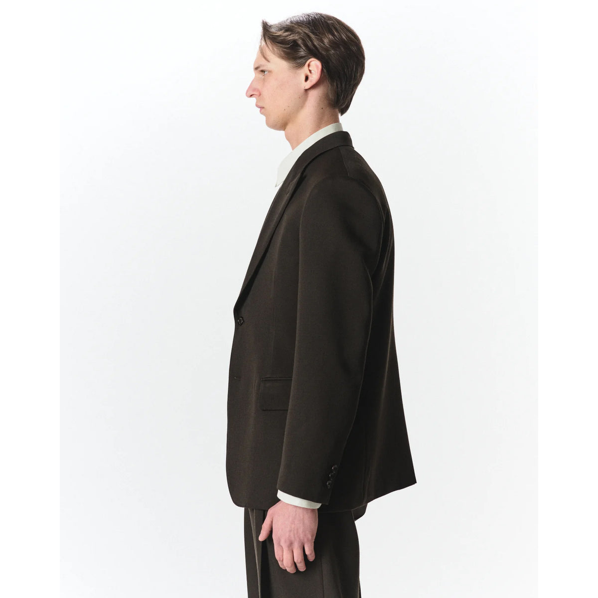 Polwarth Tuxedo Cloth / Peaked Lapel Two Button Jacket