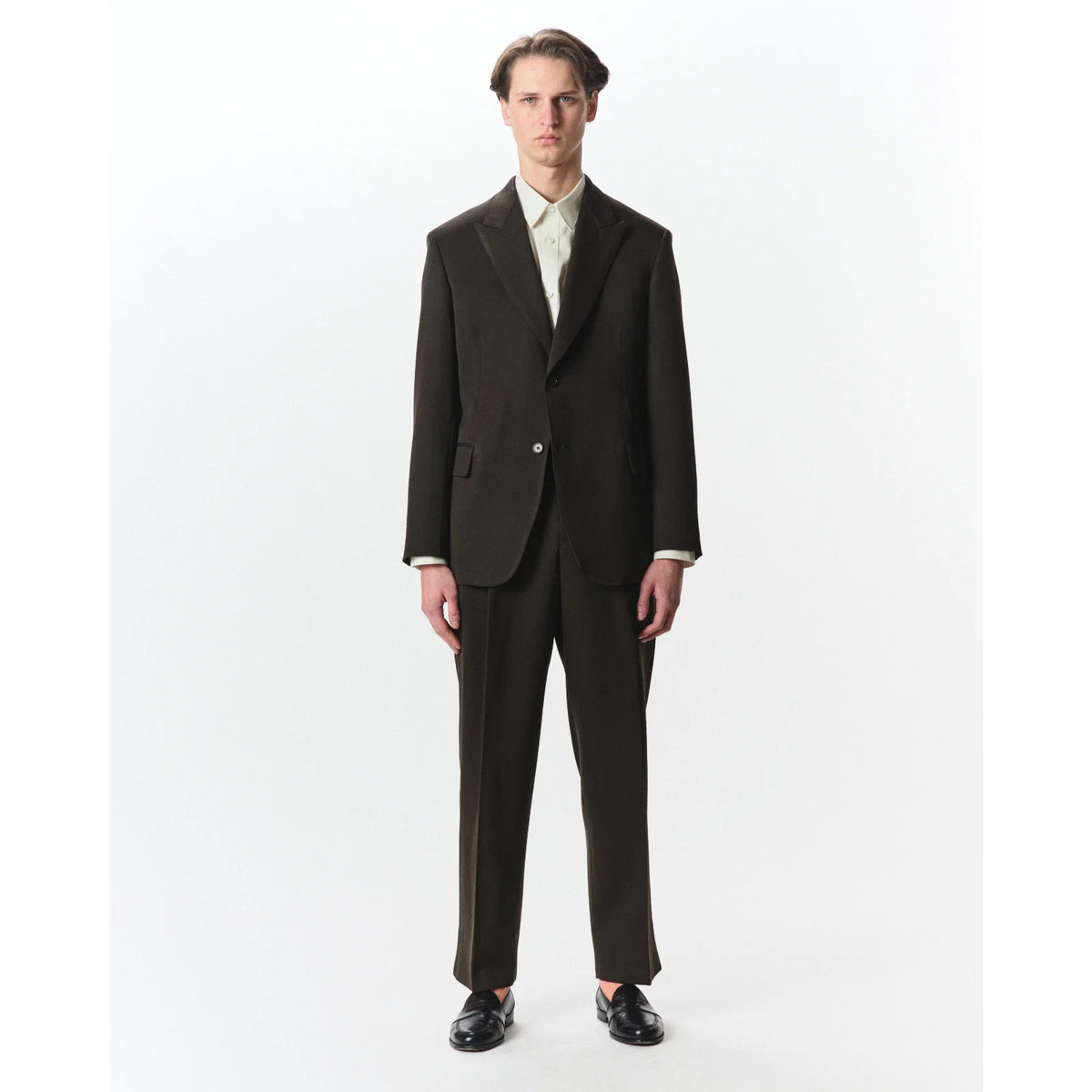 Polwarth Tuxedo Cloth / Peaked Lapel Two Button Jacket