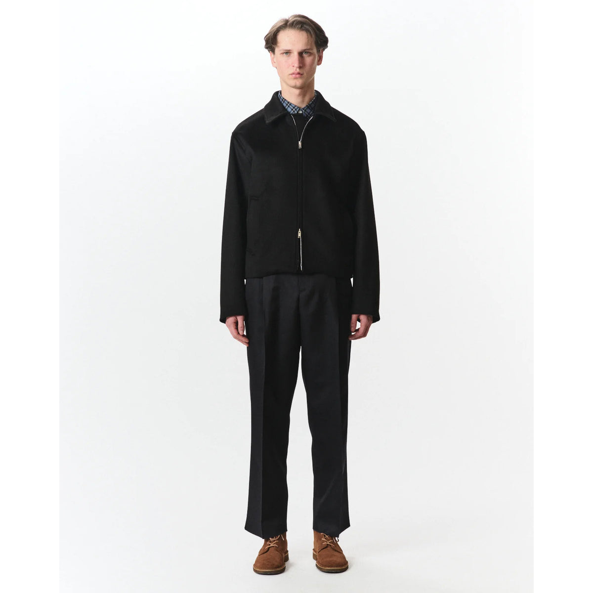 Cashmere Double Faced Cloth / Worker Jacket