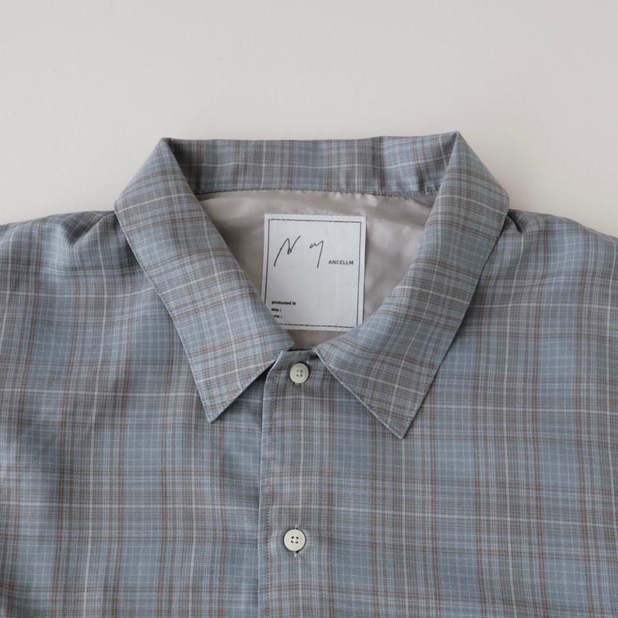 AGING RAYON CHECK SHIRT