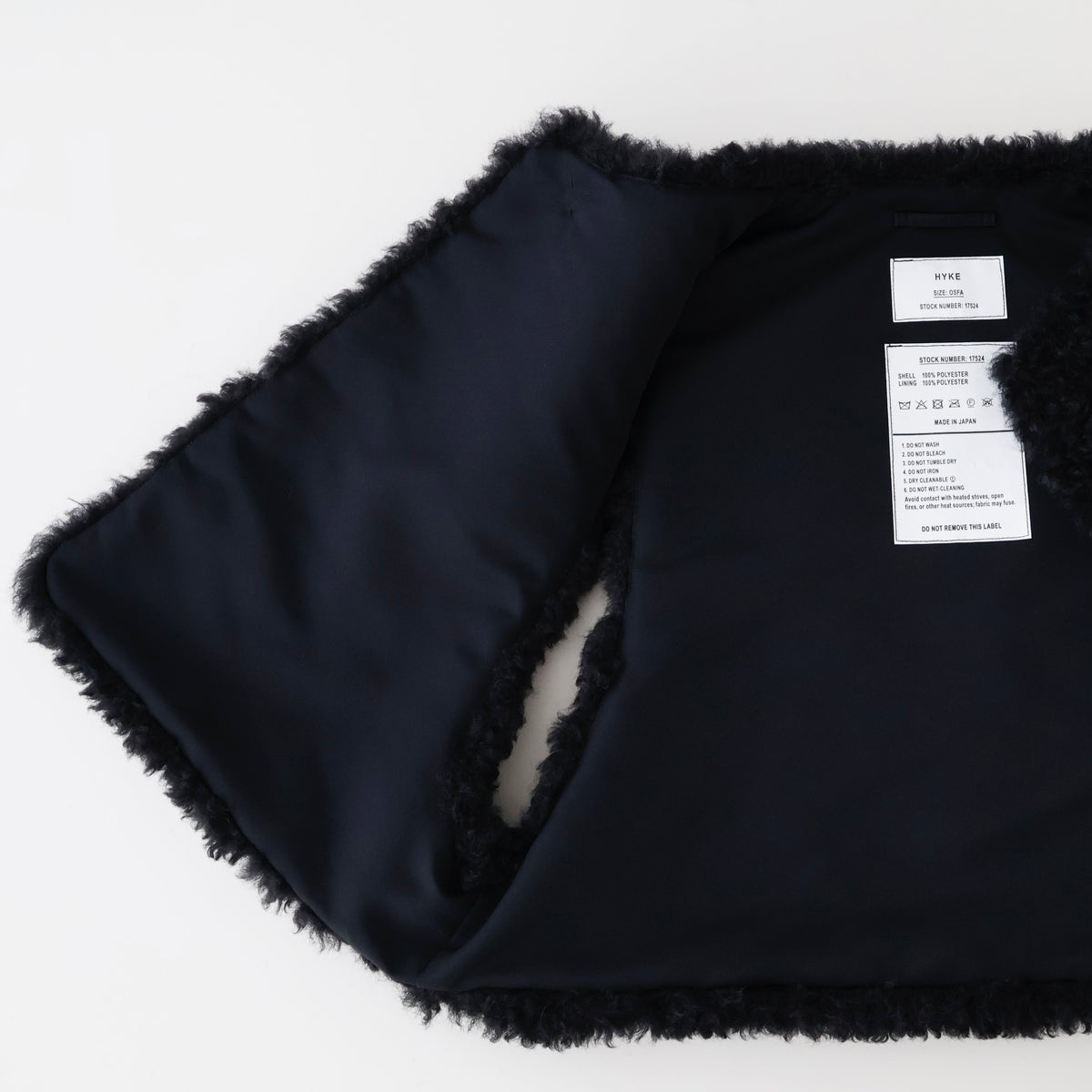 FAUX SHEARLING CROPPED VEST