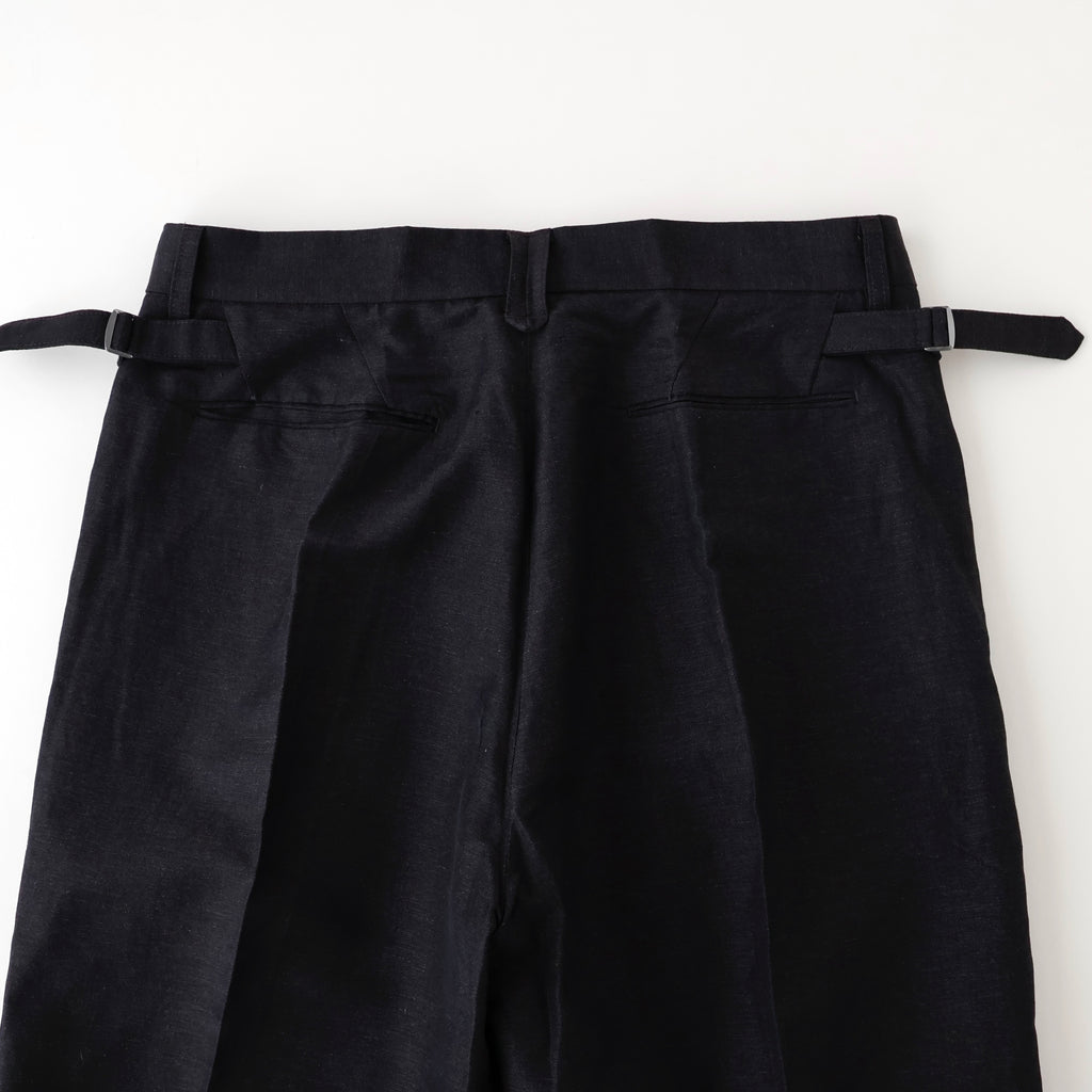 Dylan Flared Trousers in Linen & Wool - ref. / Web Store