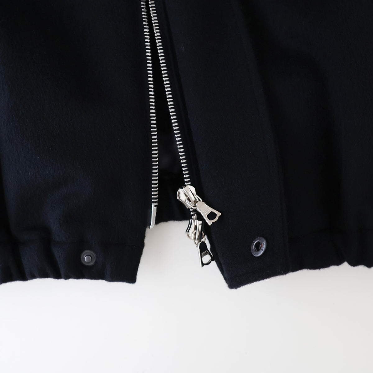 MOUTON COLLAR WOOL CASHMERE PADDED JACKET