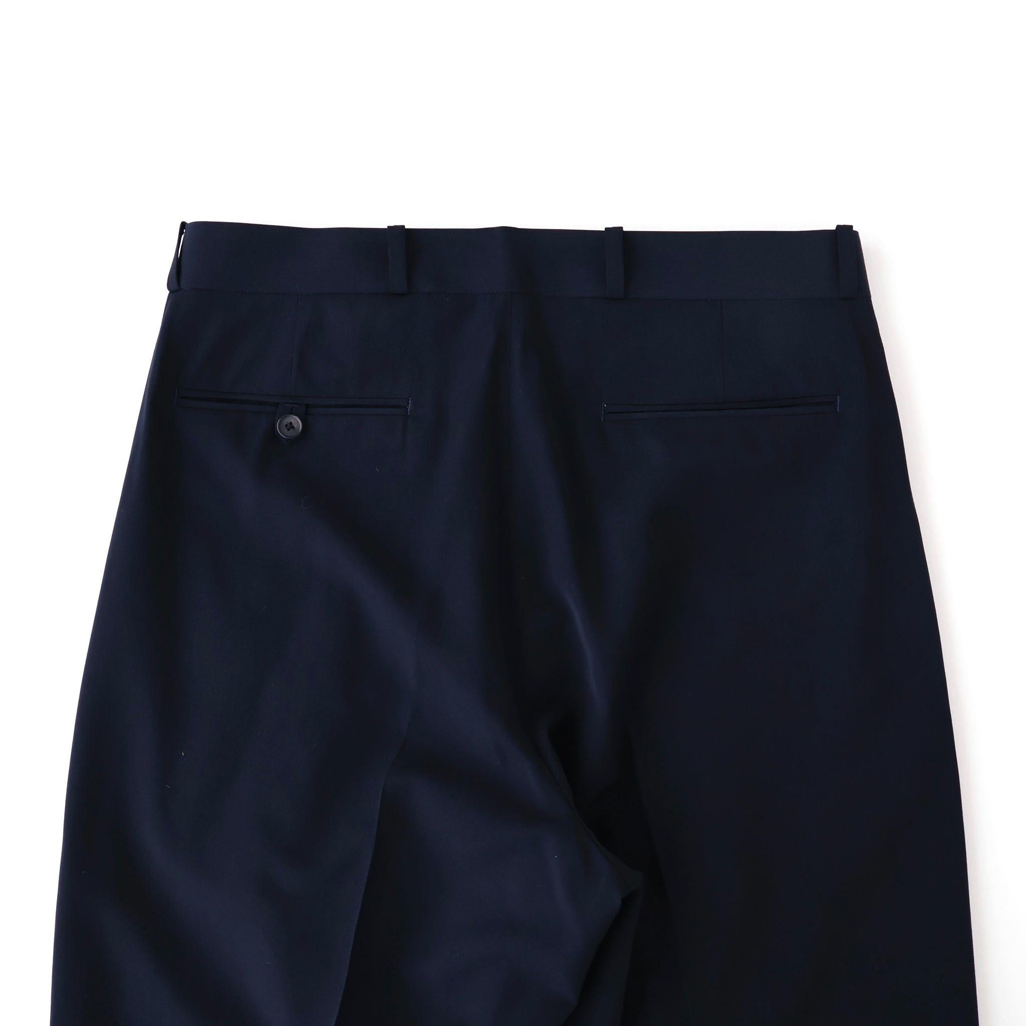 Wool Rayon Wide Trousers