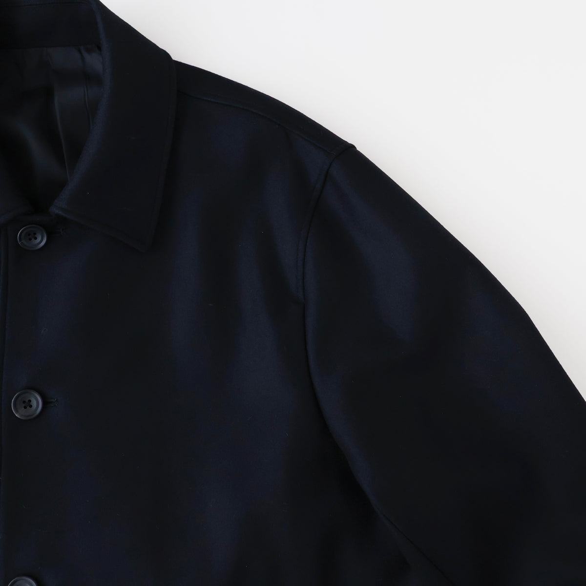 WOOL MELTON OVERSIZED INVESTIGATED COAT
