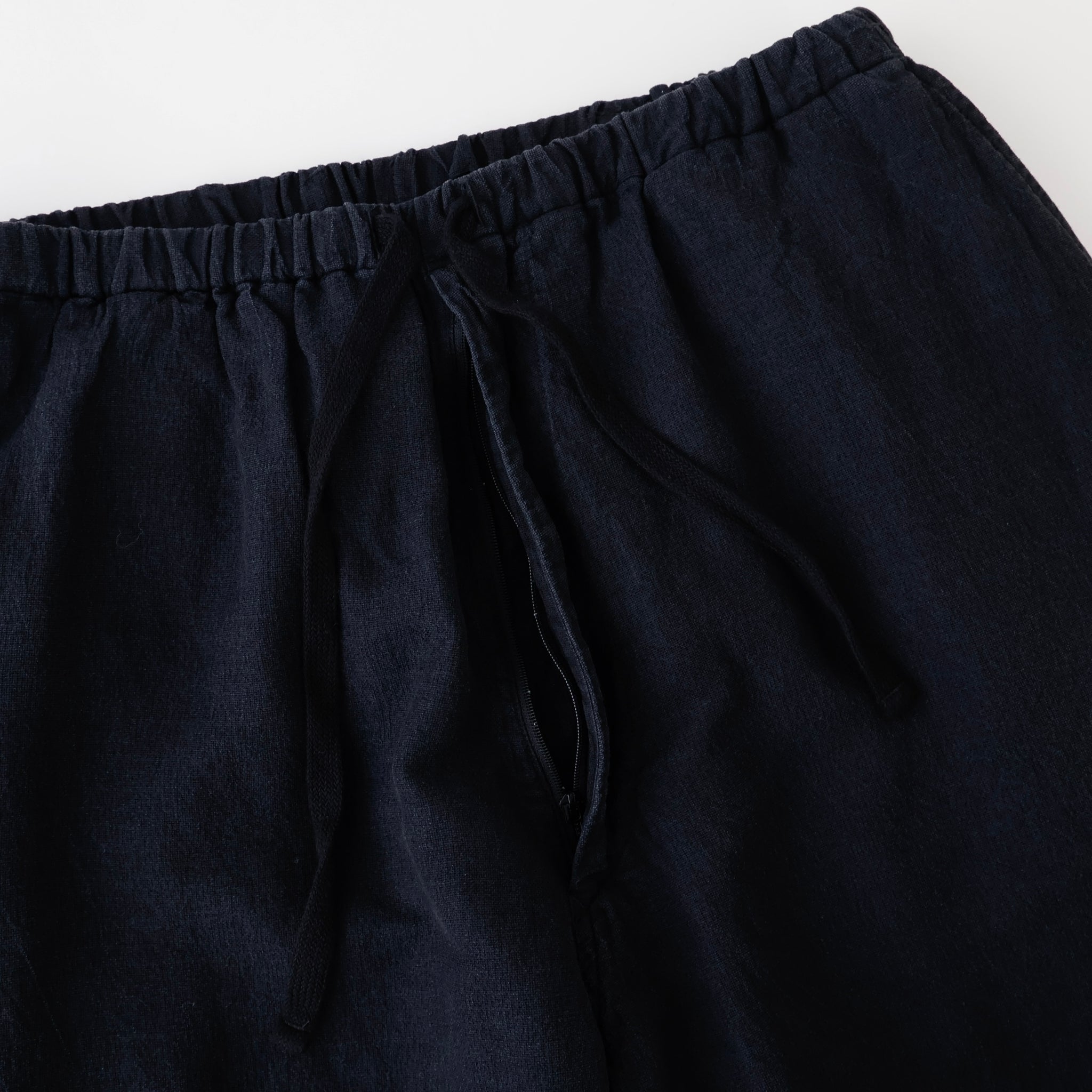 シルクコットン ドローストリングパンツ