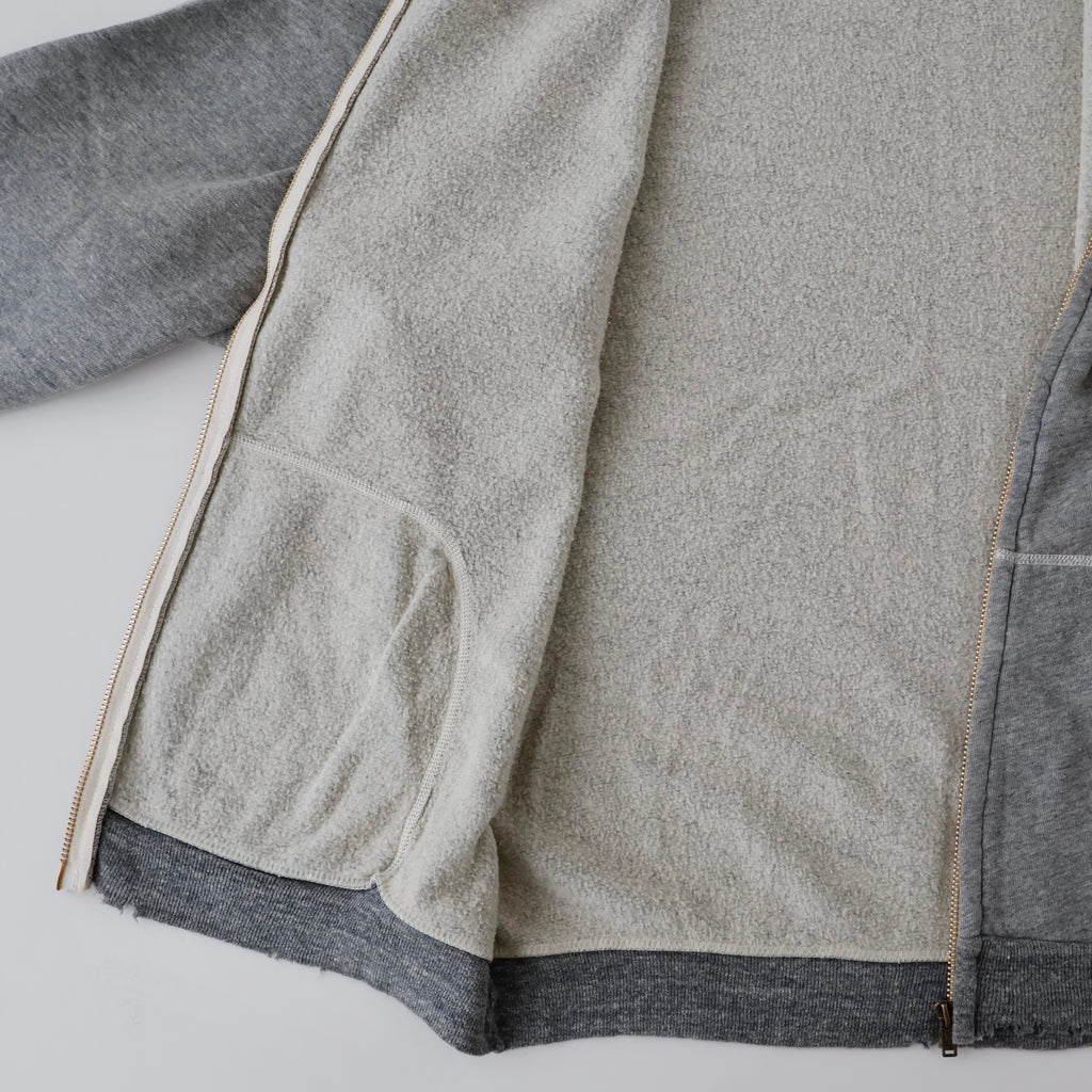 Vintage Light Weight Zip Sweat Hoodie | ref. / Web Store