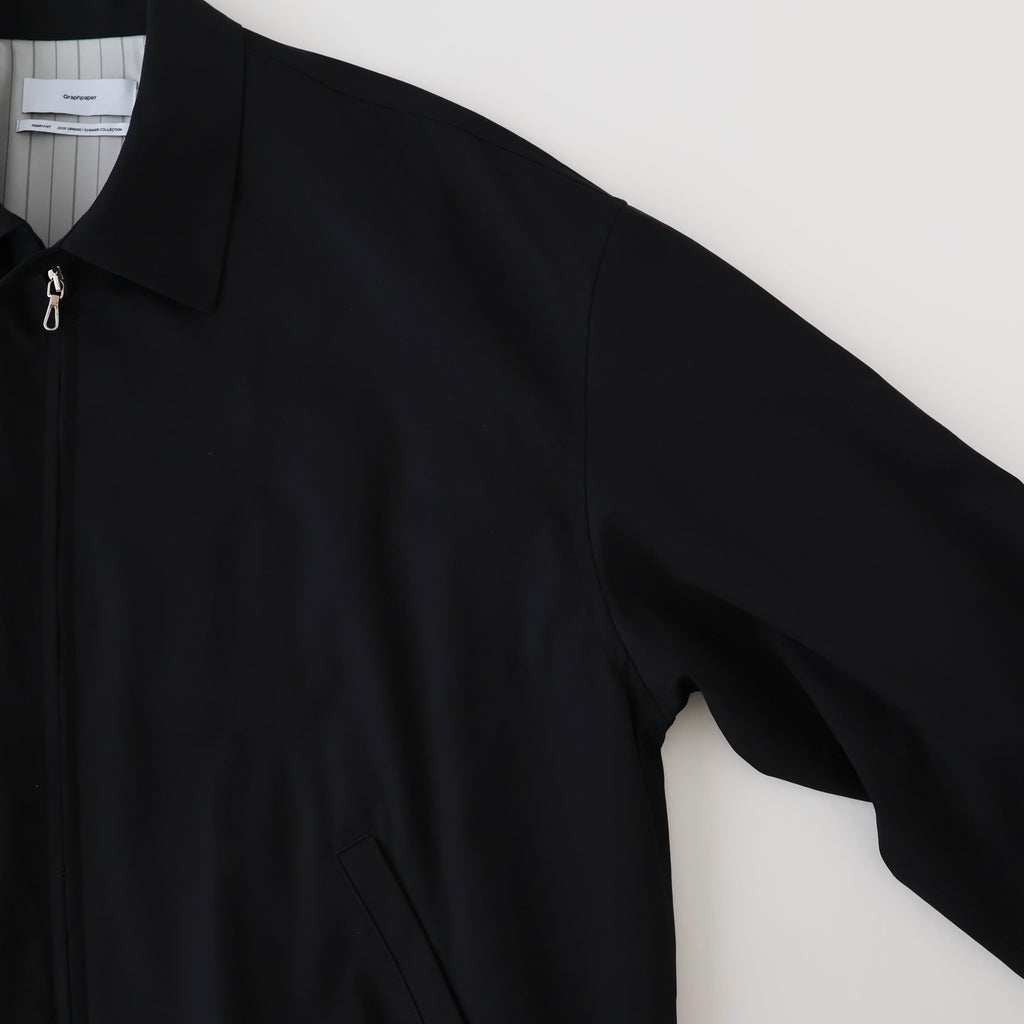 Brushed Cotton Gabardine Swing Top Jacket | ref. / Web Store