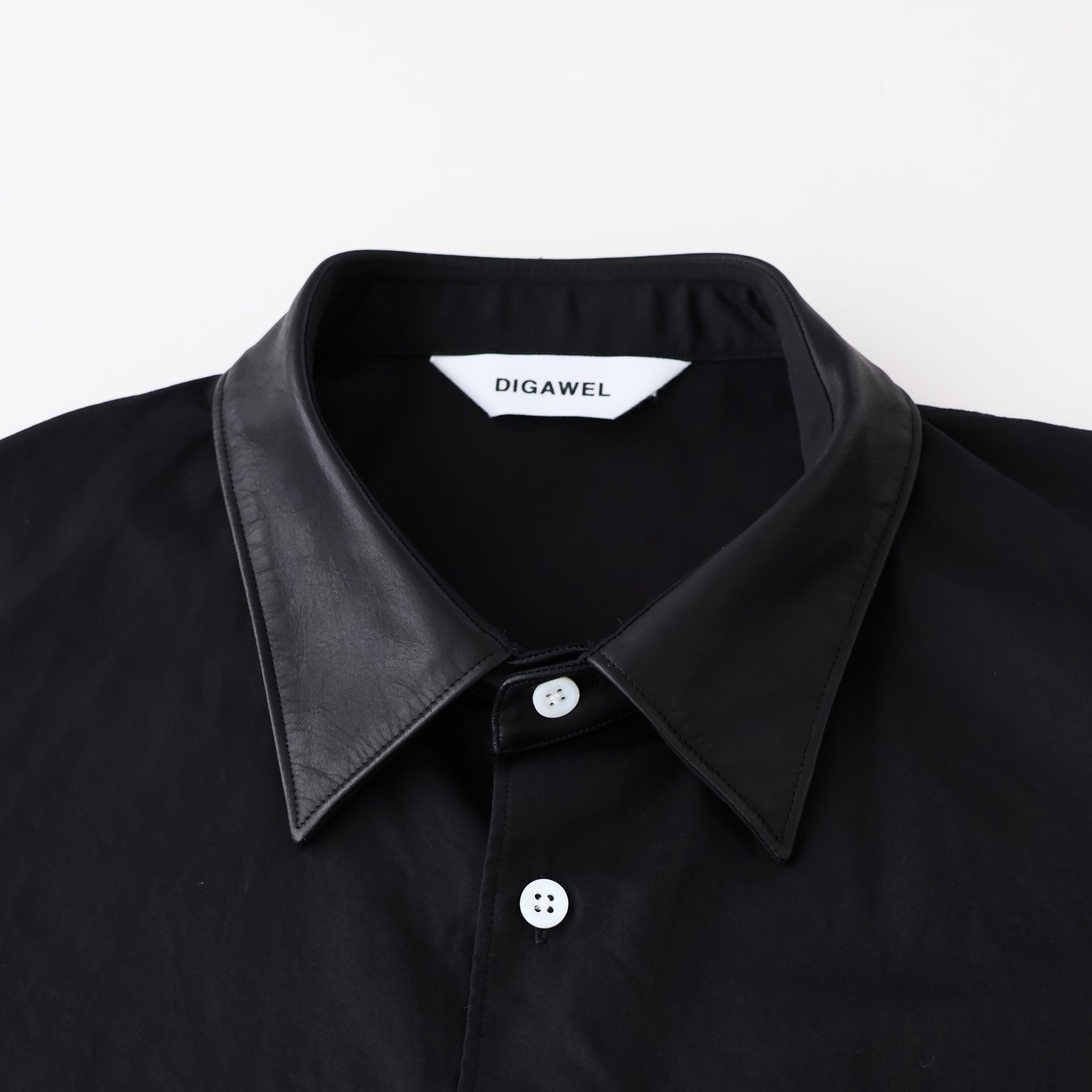 Leather combi shirt - ref. / Web Store
