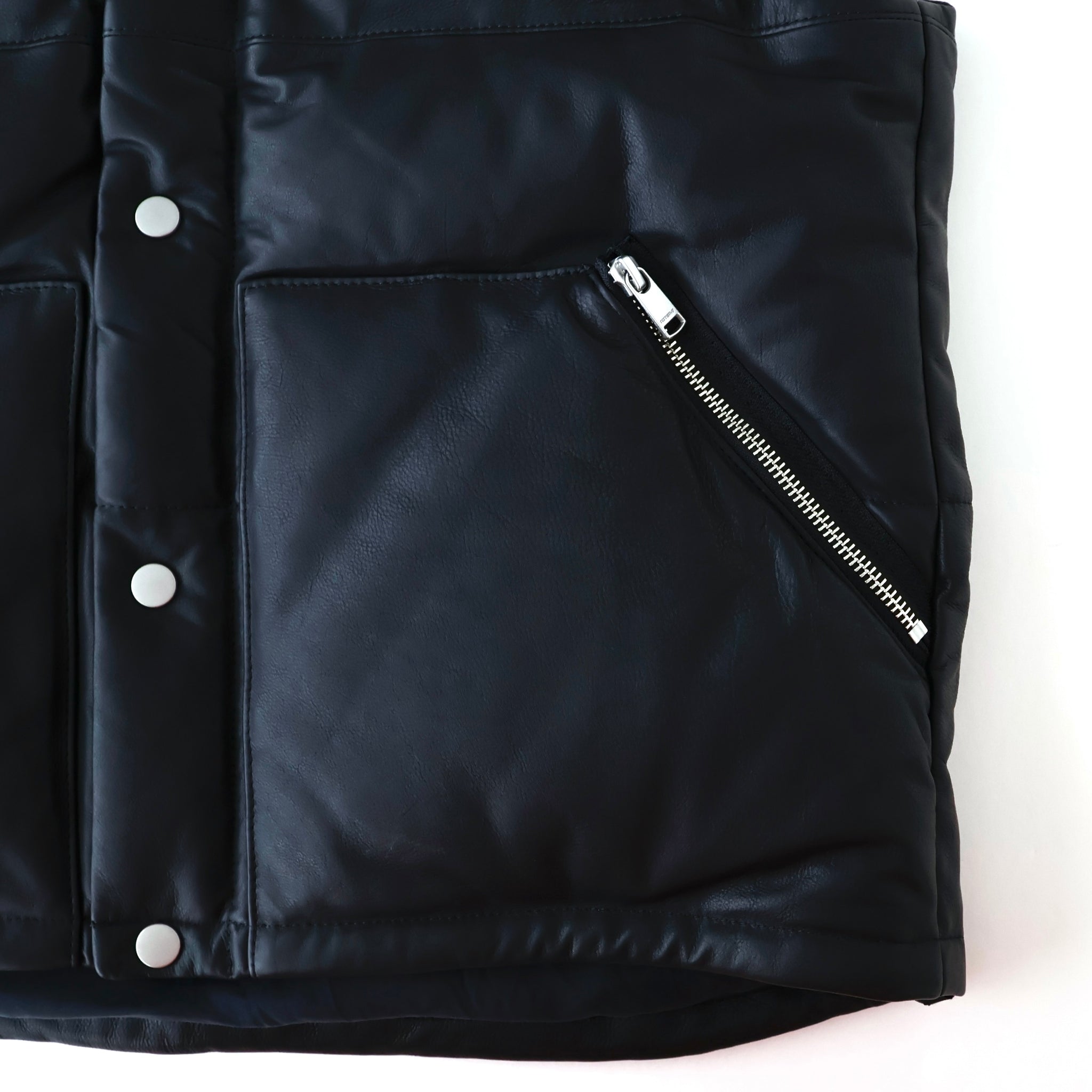 EXPLORER DOWN VEST COW LEATHER WITH WINDSTOPPER®