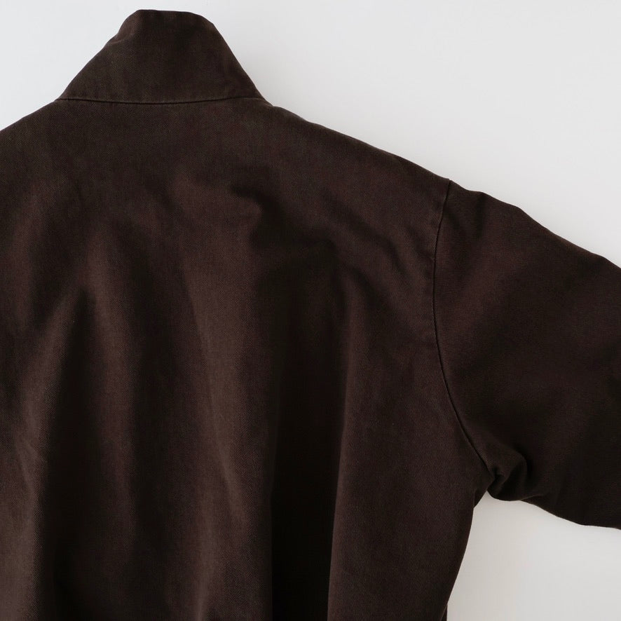 Caviar Oversized Blouson in Brushed Cotton
