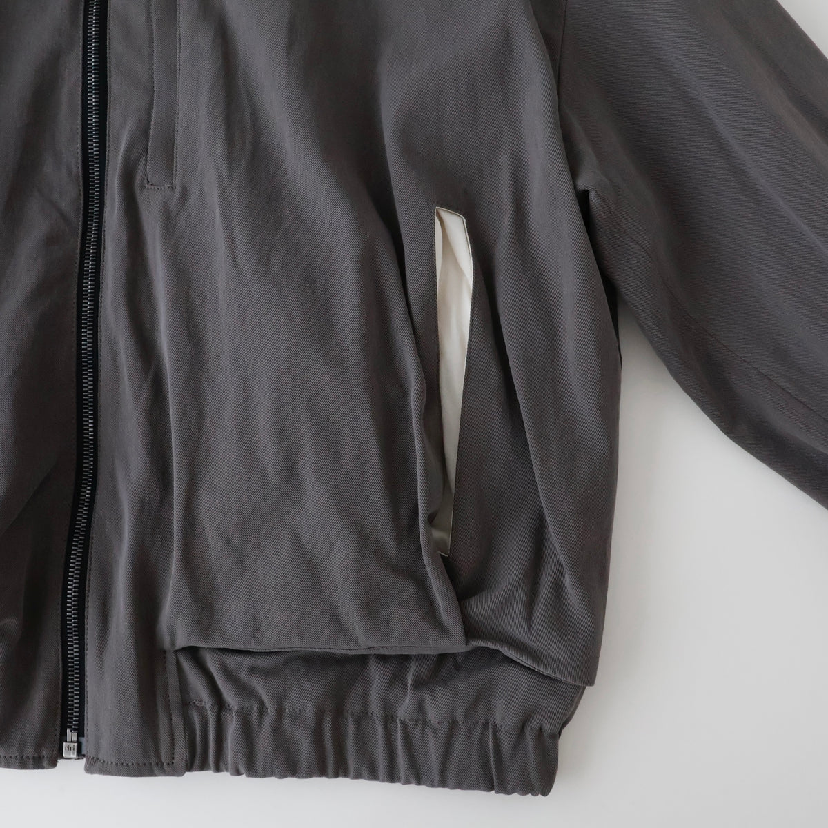 Kira Drape Blouson in Vintage Cotton
