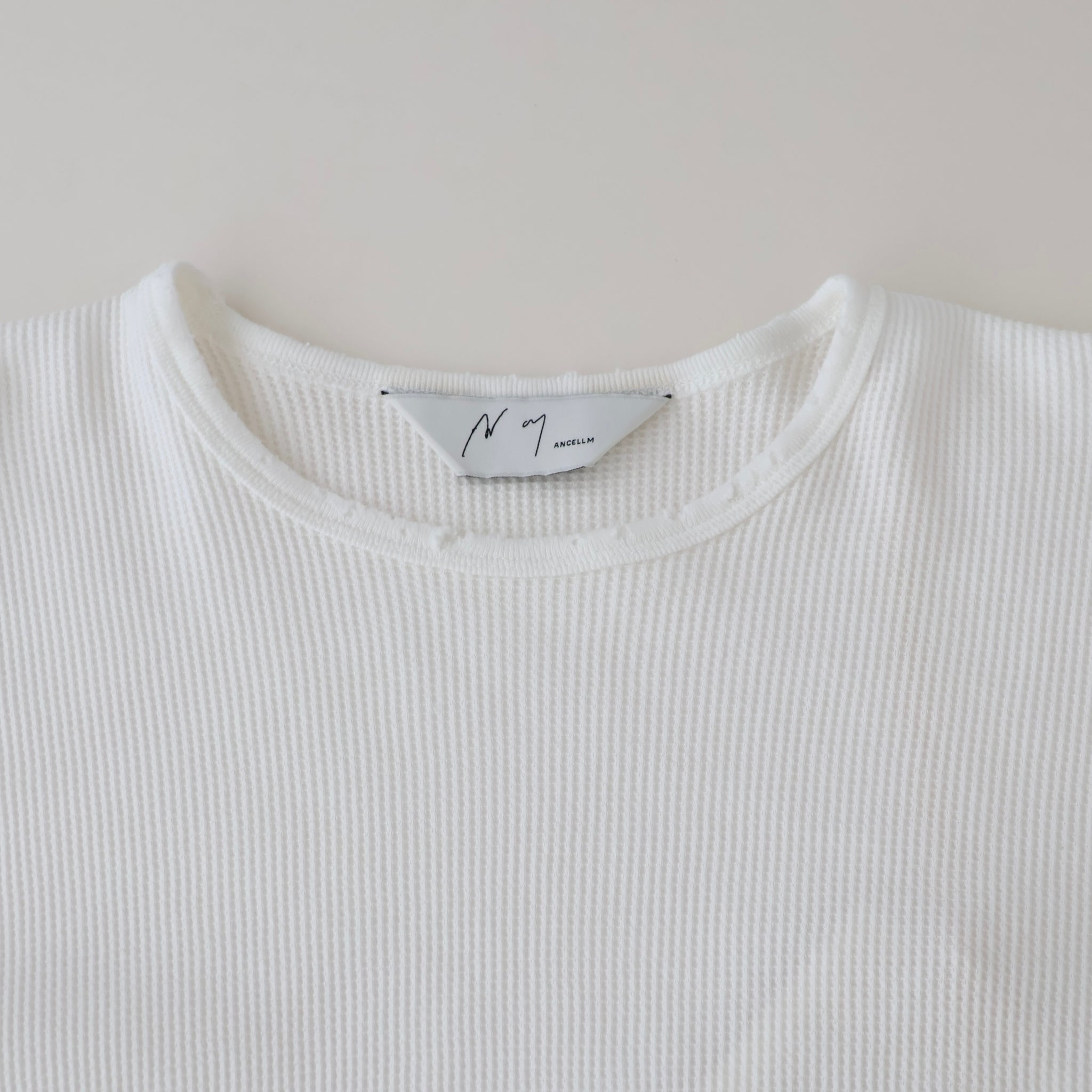 DAMAGE WAFFLE CREW LS T-SHIRT