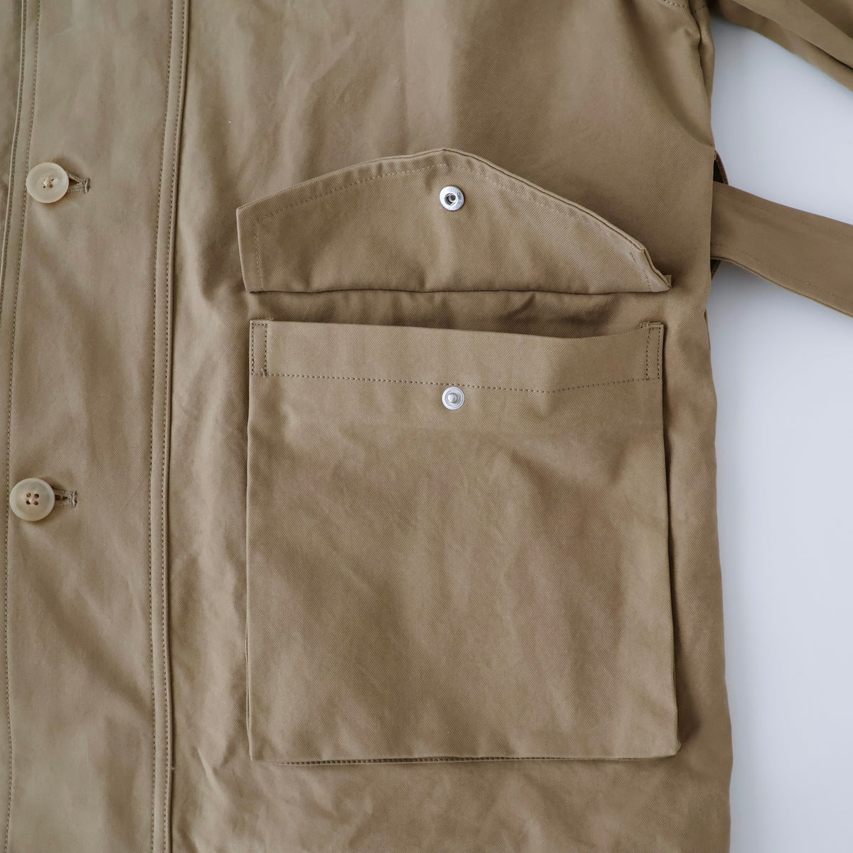 Grover Zip Blouson In Cotton Twill