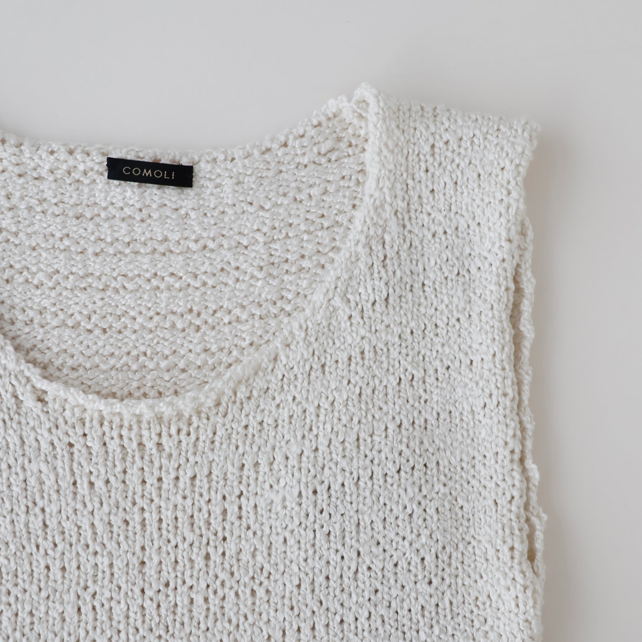 シルク ノースリーブニットトップ(women's)