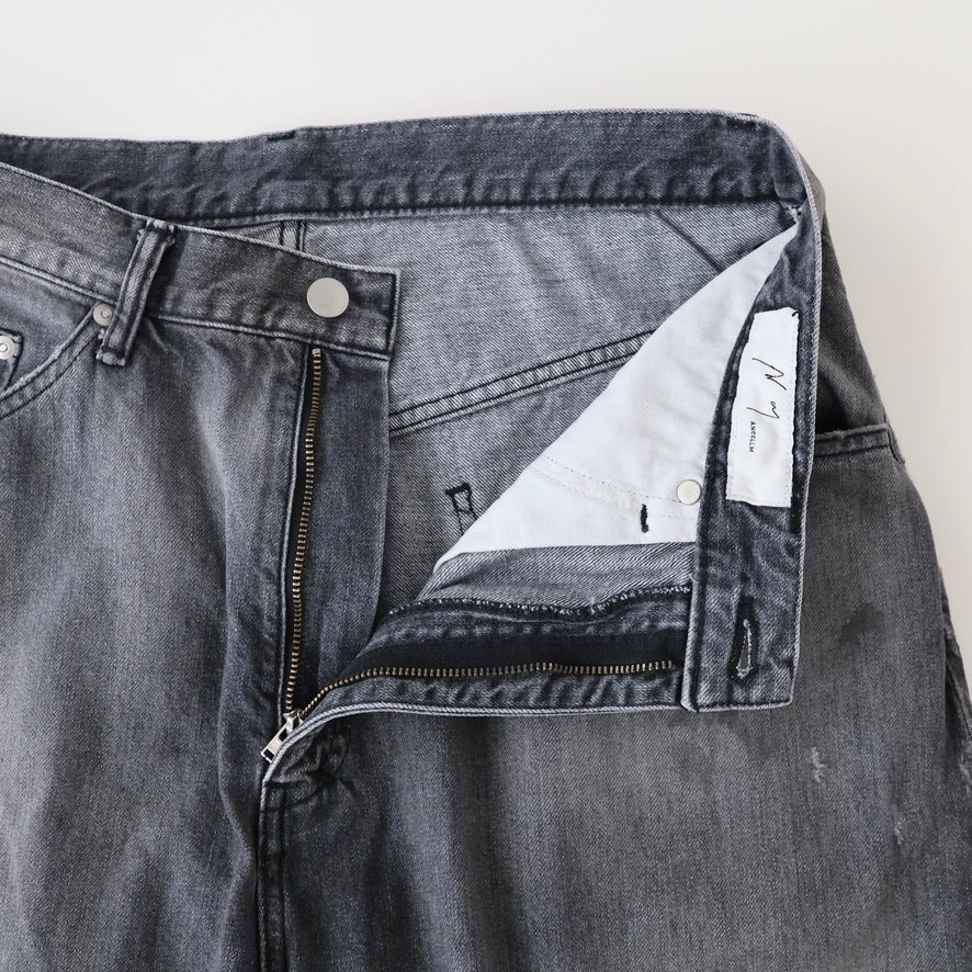 AGING STRAIGHT 5P DENIM PANTS