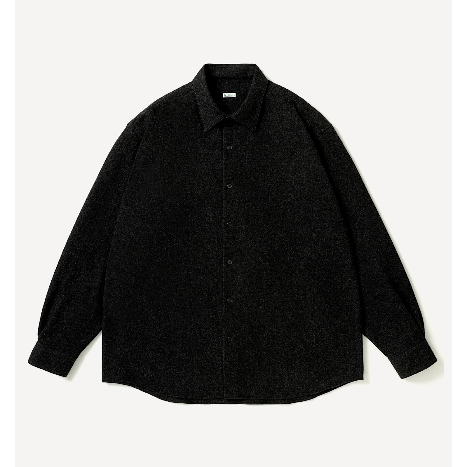 Wool Regular Collar Shirt | ref. / Web Store