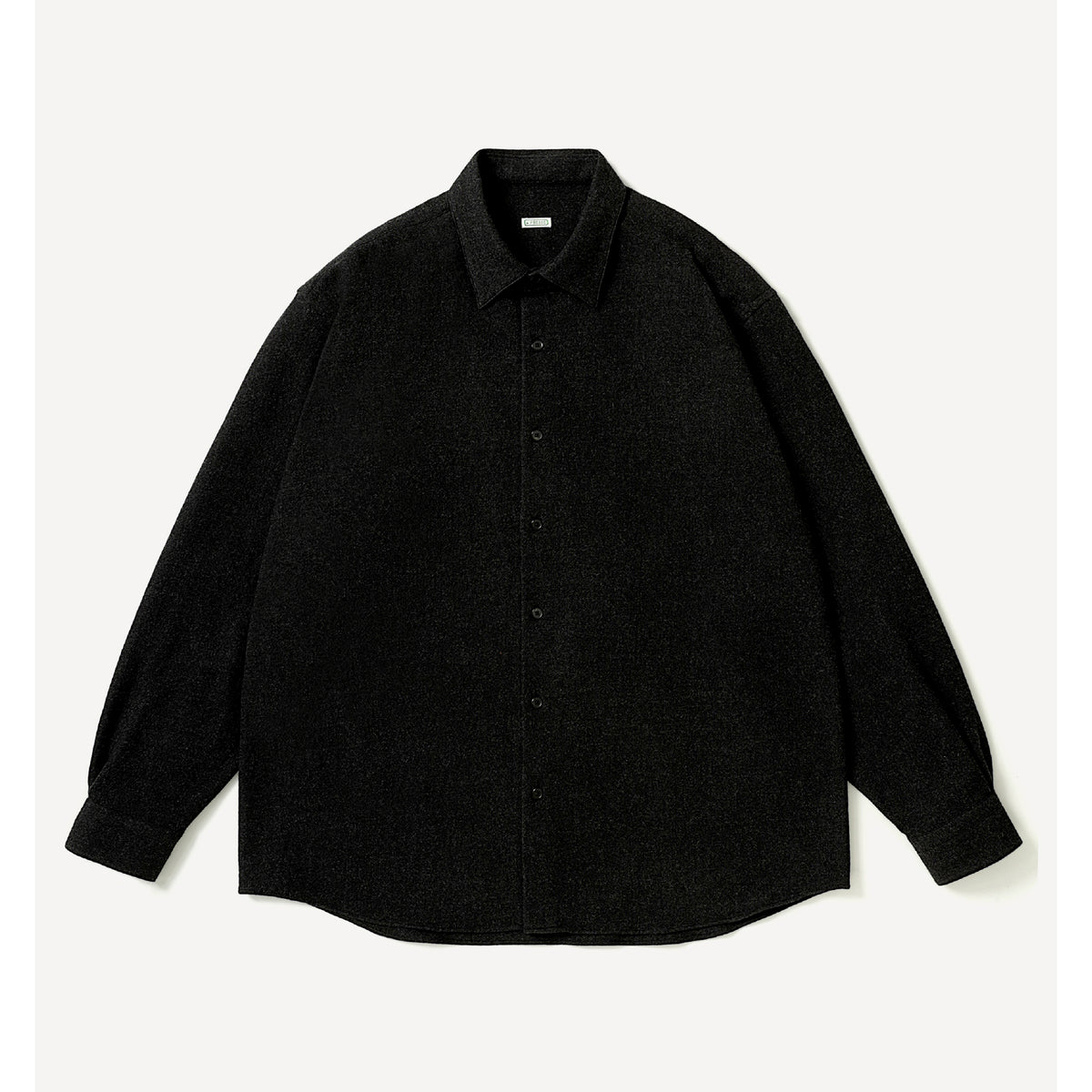 Wool Regular Collar Shirt