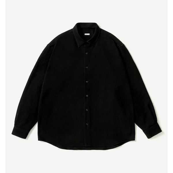 Wool Regular Collar Shirt