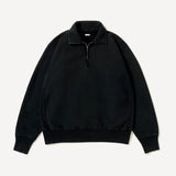 Vintage Half Zip Sweatshirt BLACK