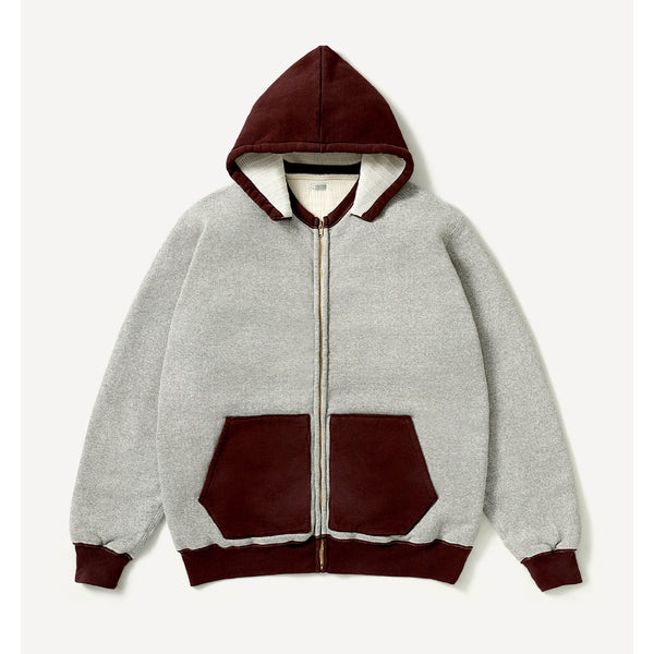 Vintage Attached Hood Zip Parka