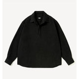 Wool Skipper Shirt CHARCOAL