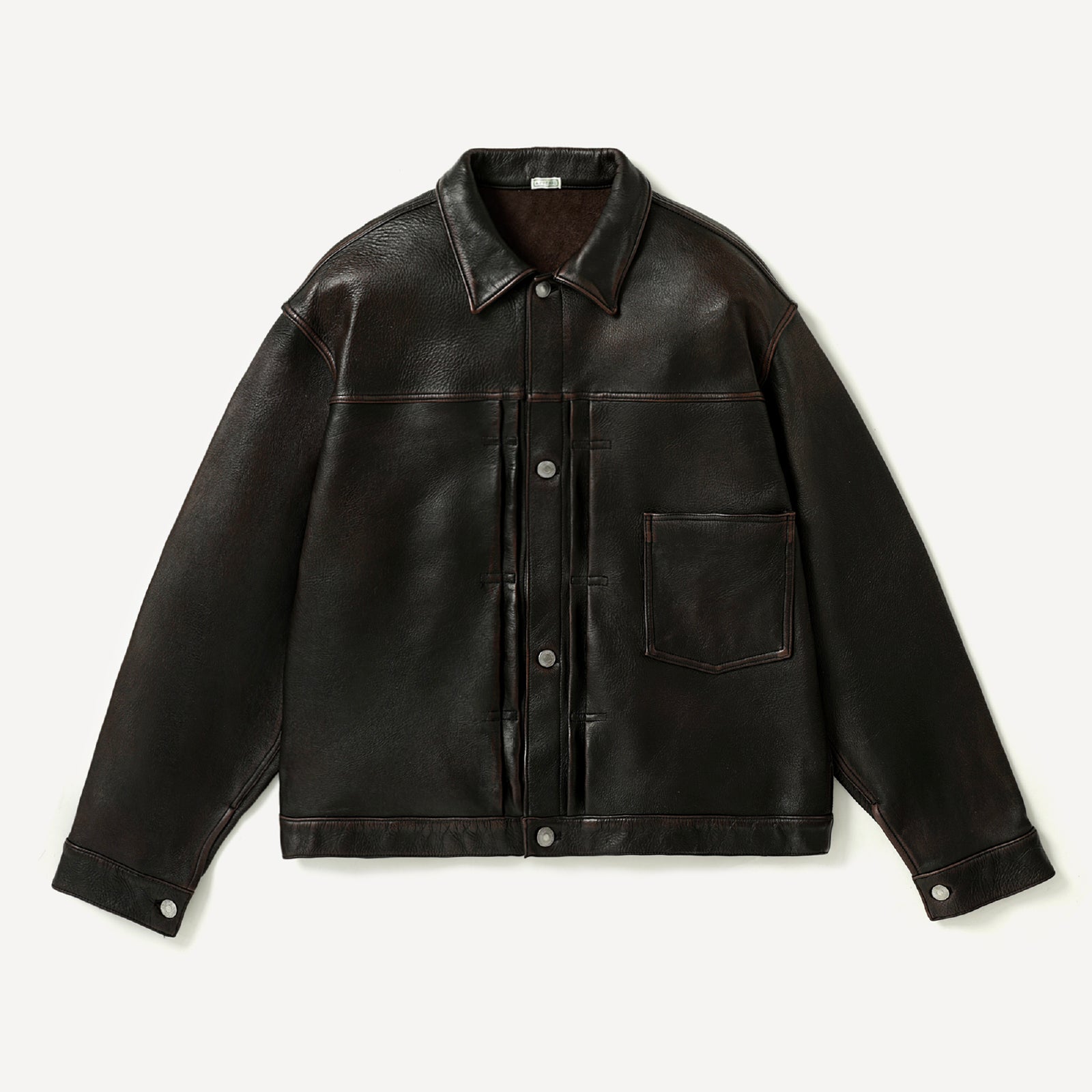 Vintage Black Chambray Work Jacket | ref. / Web Store