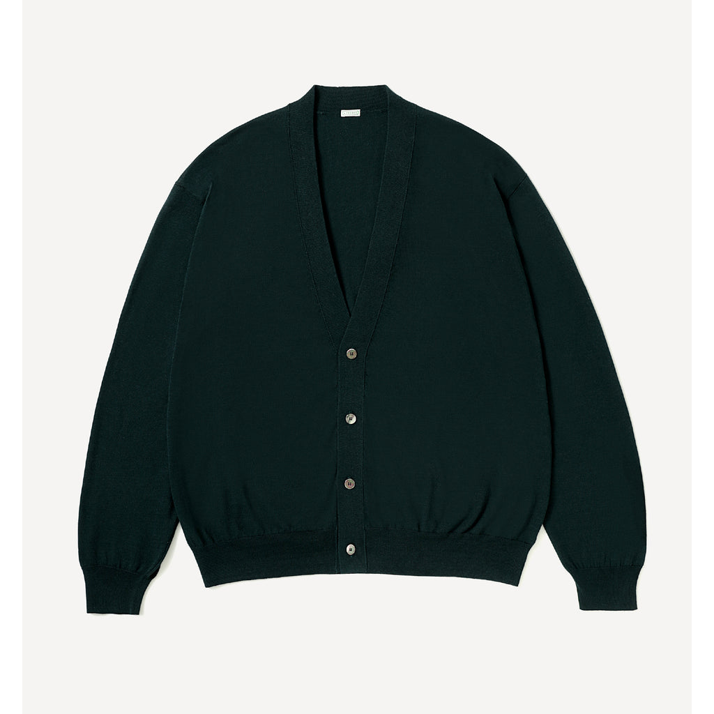 Wool Cotton High Gauge Cardigan