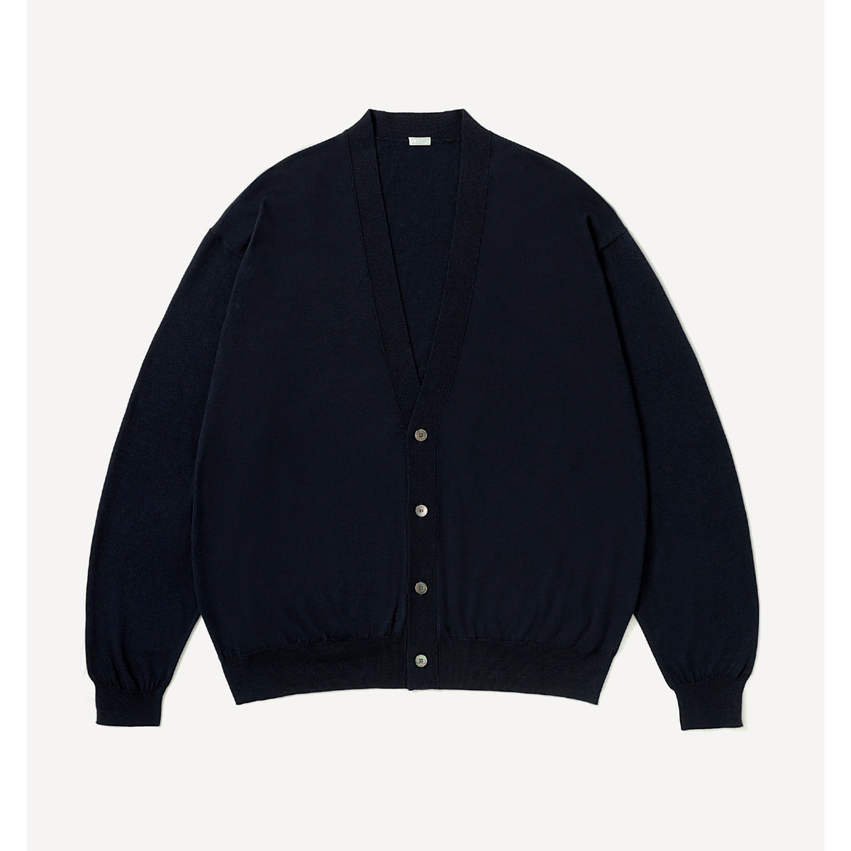 Wool Cotton High Gauge Cardigan