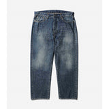 Washed Denim Wide Pants INDIGO
