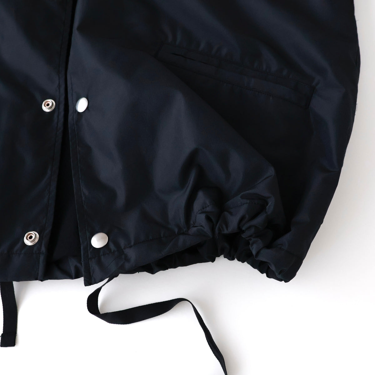 Silk Poly Coach Jacket