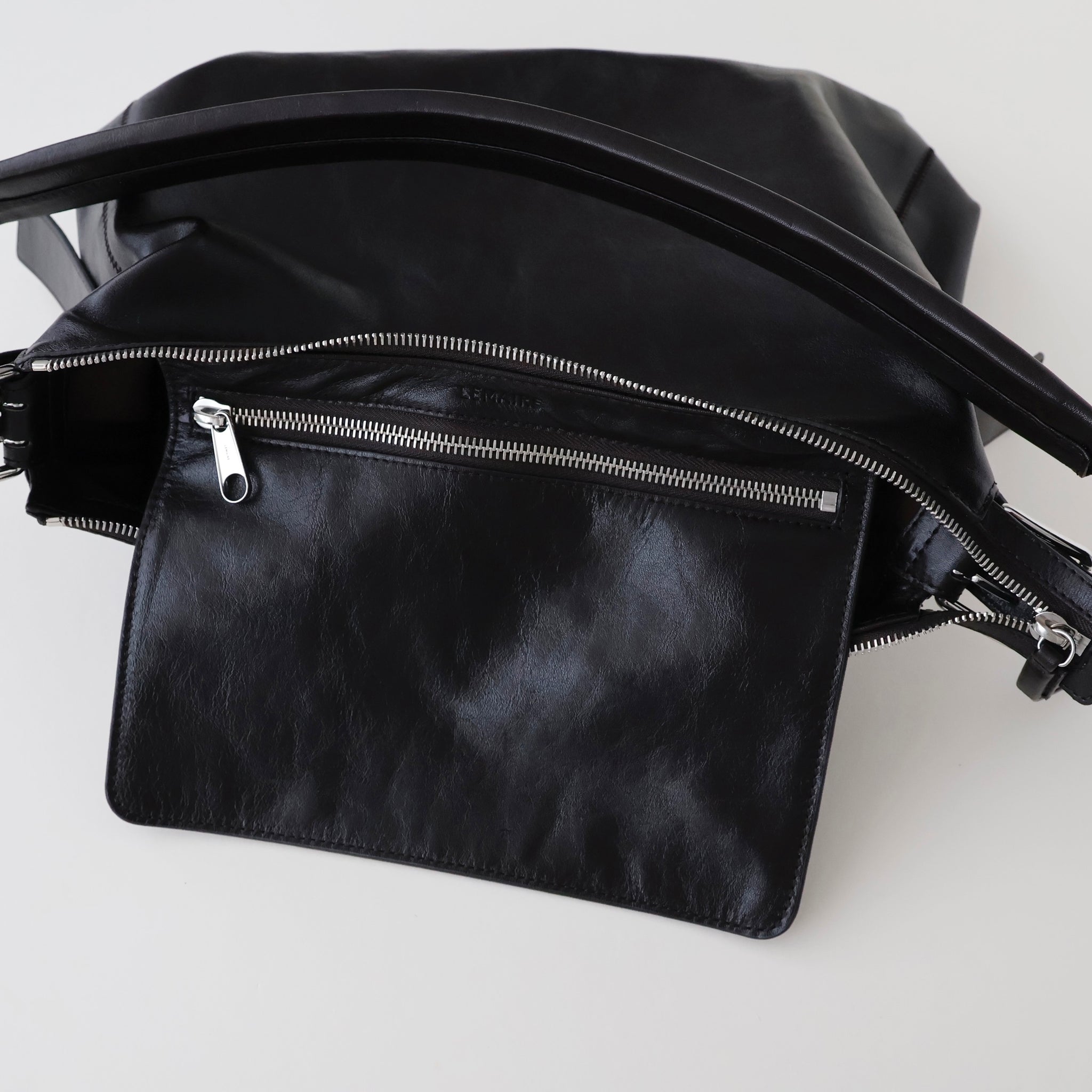 SMALL BELTED HOBO BAG