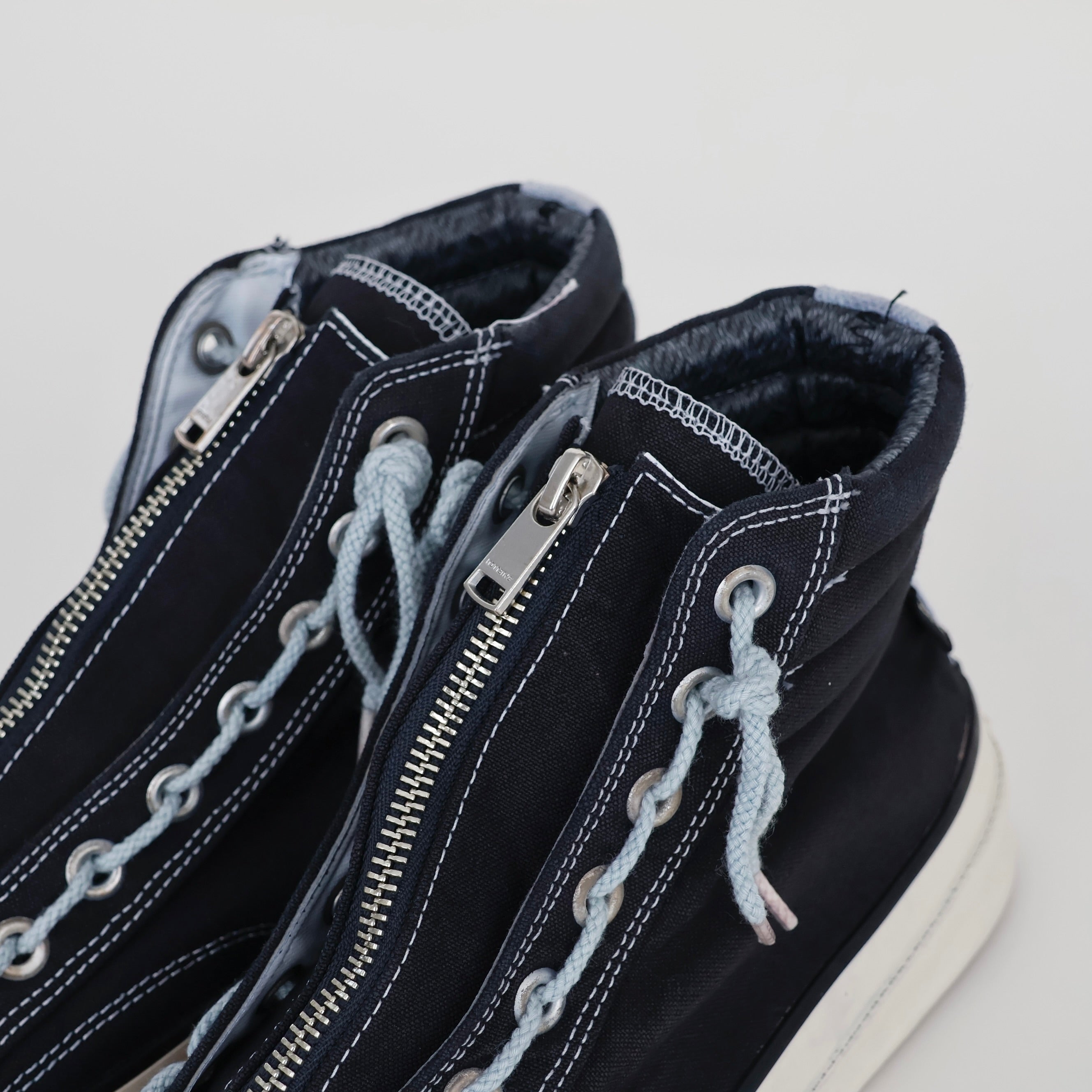SPINGLE × nonnative DWELLER TRAINER 2 HI COTTON CANVAS OVERDYED