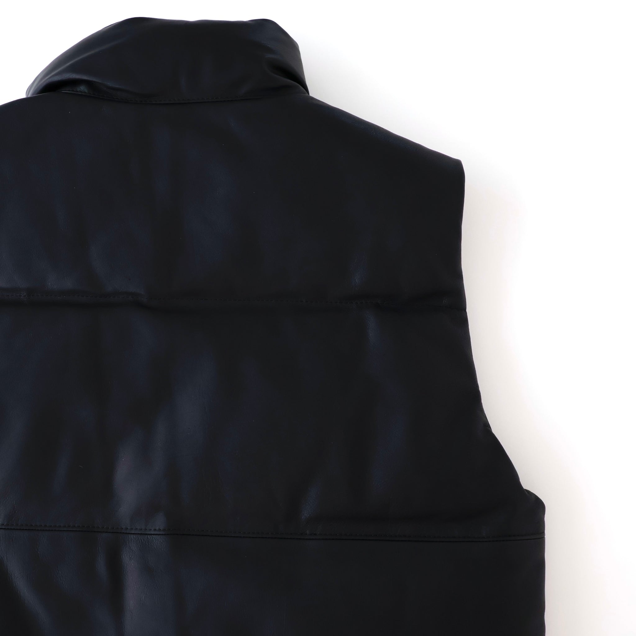 EXPLORER DOWN VEST COW LEATHER WITH WINDSTOPPER®