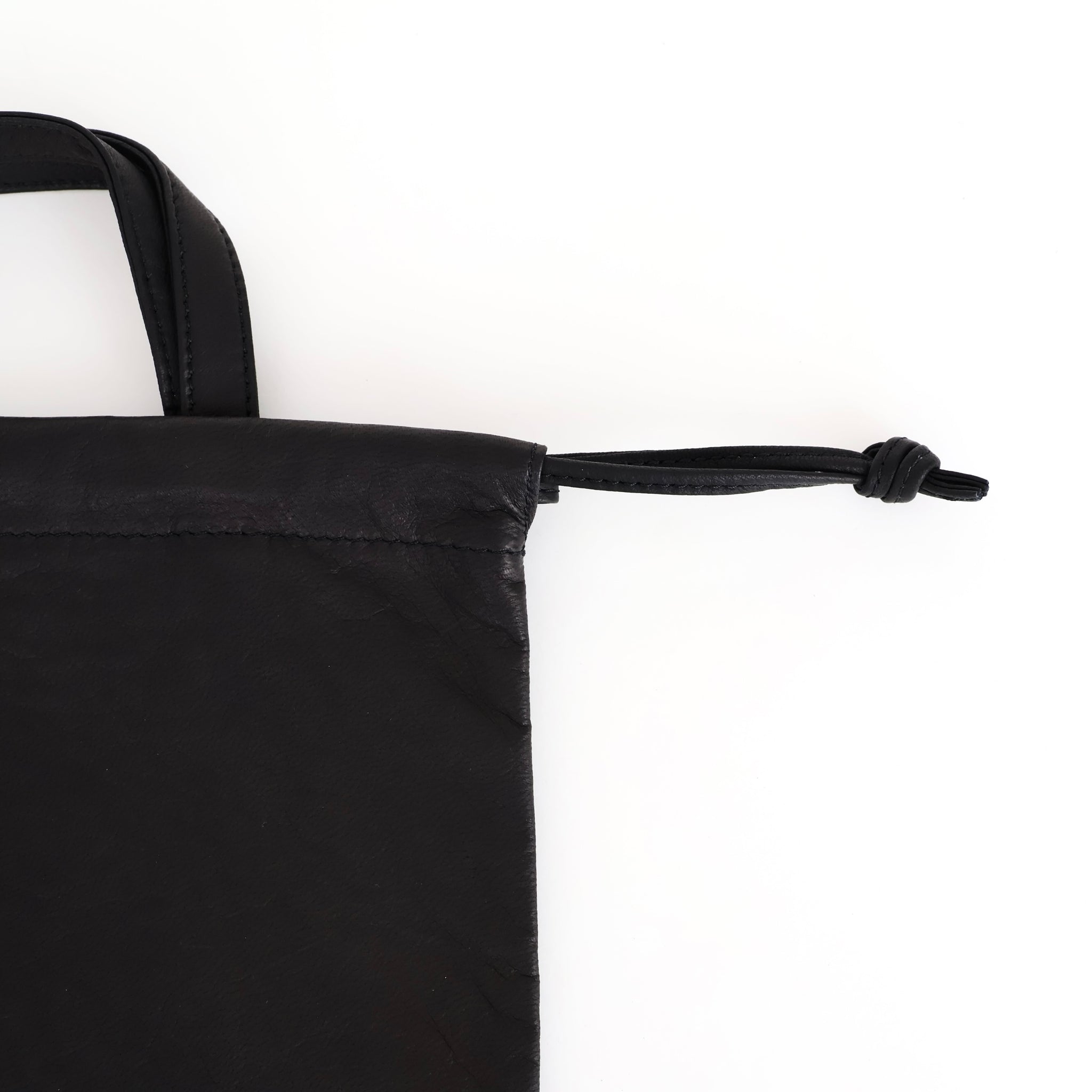 DA114 / DOUBLE FACED DRAWSTRING POUCH + HANDLE M