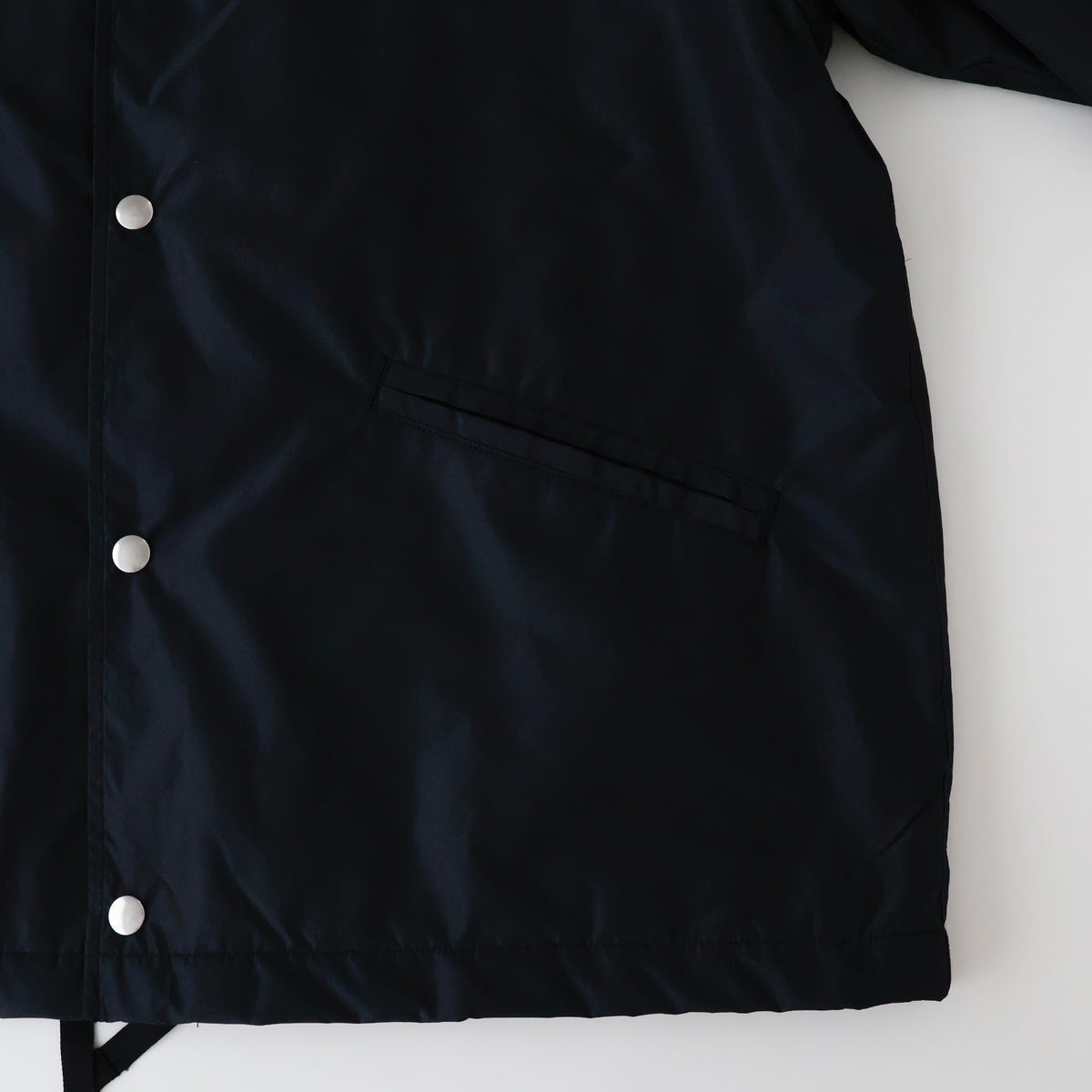 Silk Poly Coach Jacket