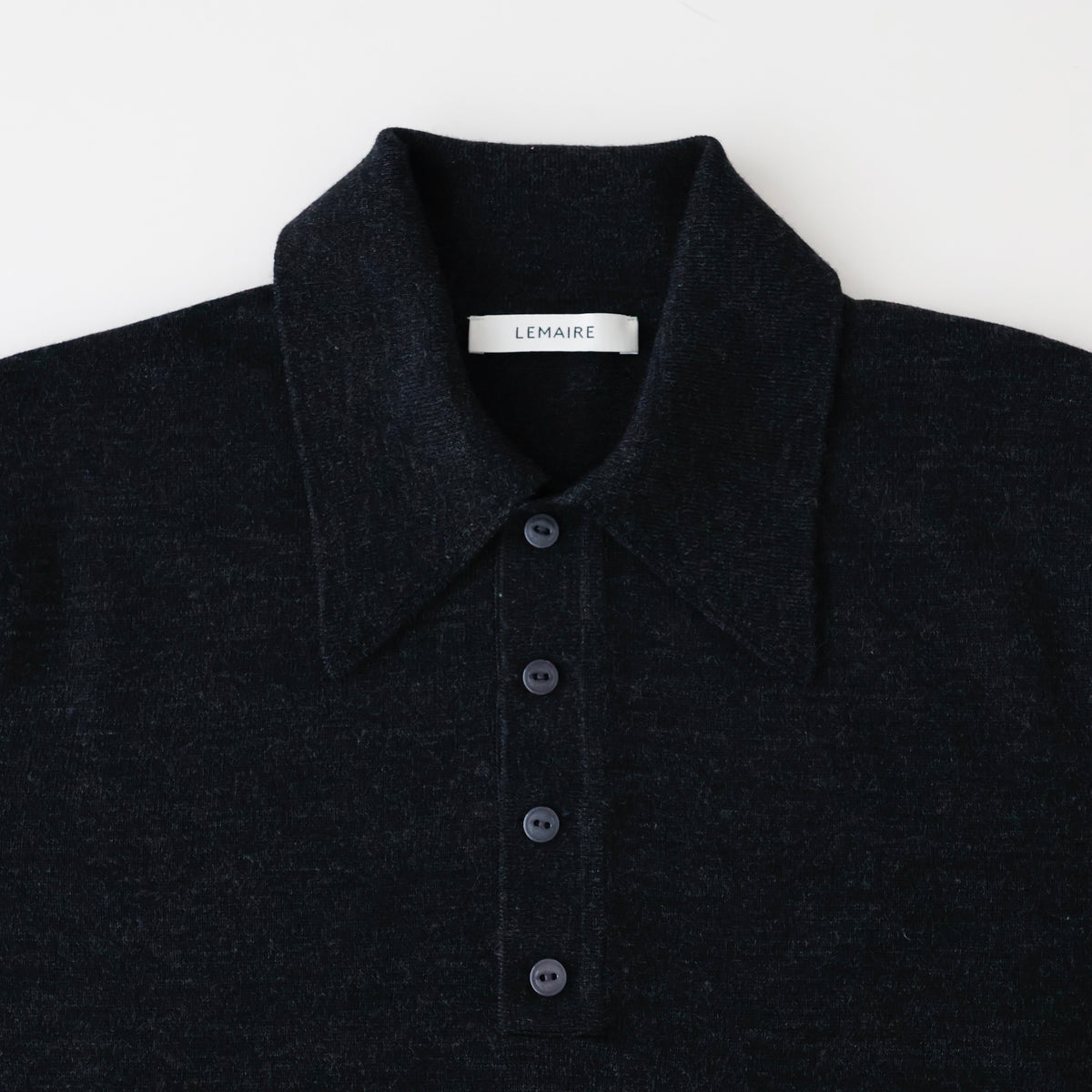 LS KNITTED POLO TOP