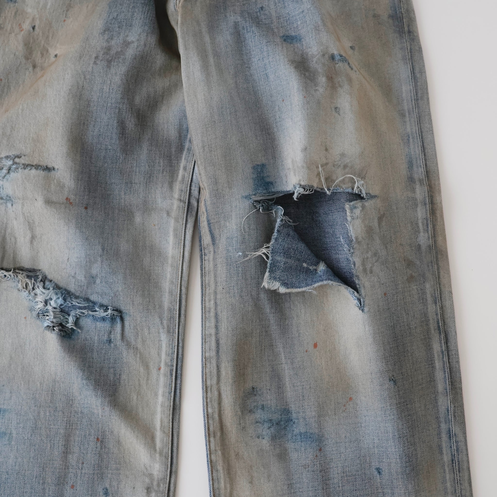 CRASH MIDDLE STRAIGHT 5P DENIM PANTS - ref. / Web Store