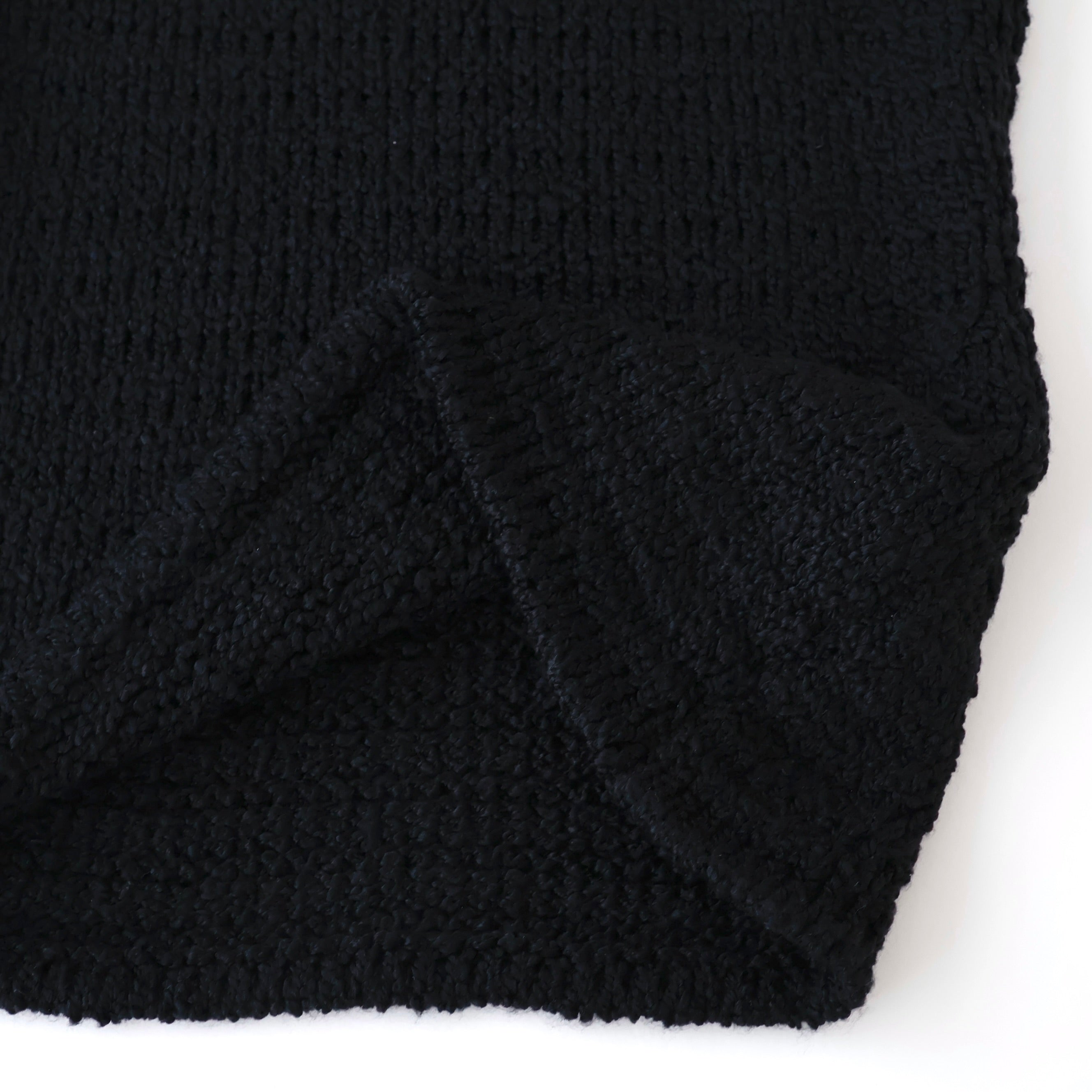 ebure シルクコットン ノースリーブニット ブラック 極美品 上質 フリー シルク ノースリーブニットトップ(women's) | ref. / Web Store