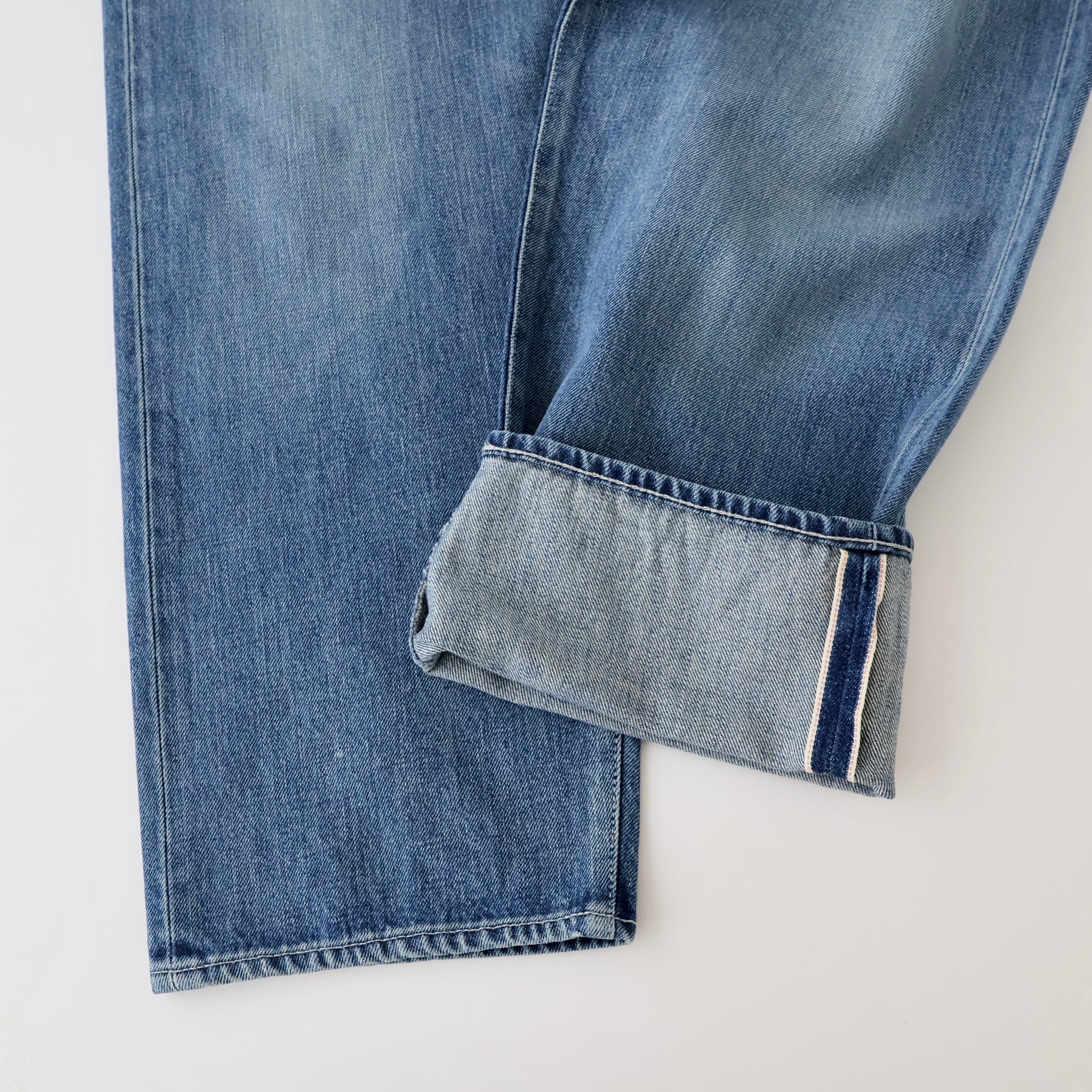 Selvage Denim Five Pocket Tapered Pants