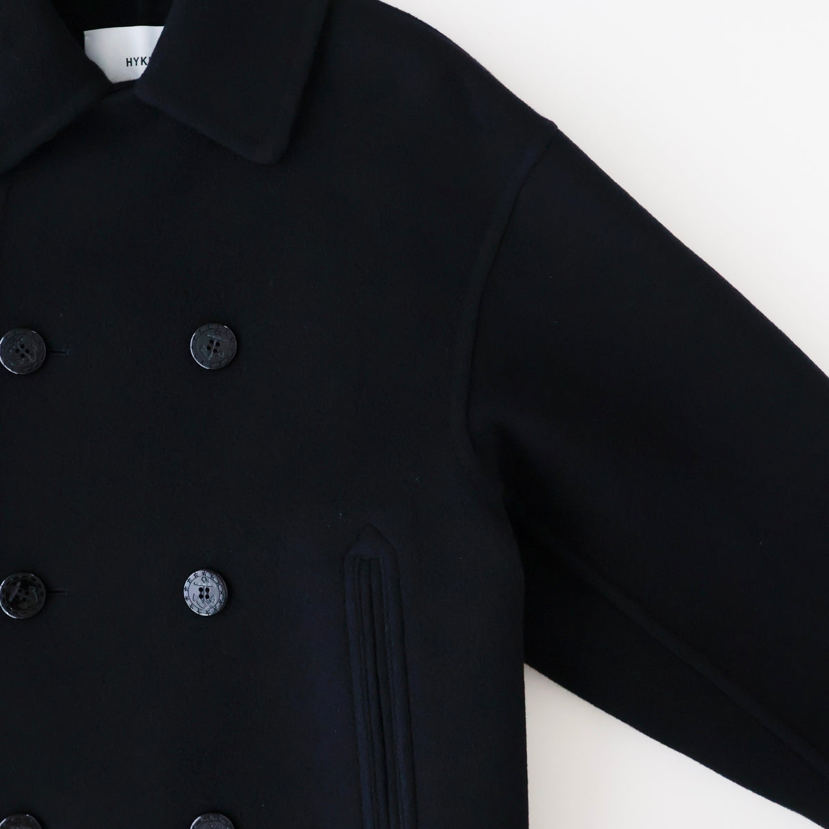DOUBLE-FACED PEA COAT