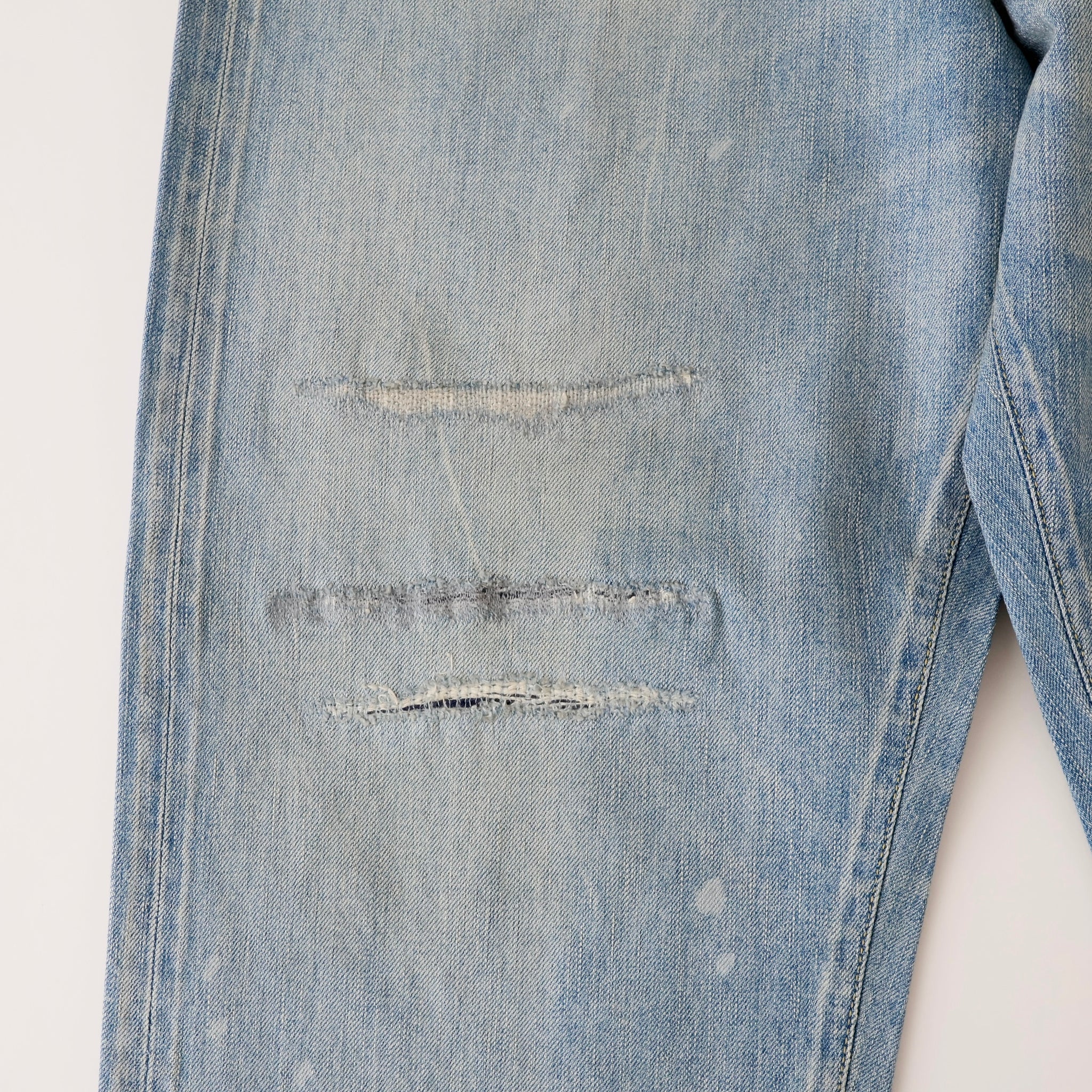 No.37 Washed Wide Denim Pants