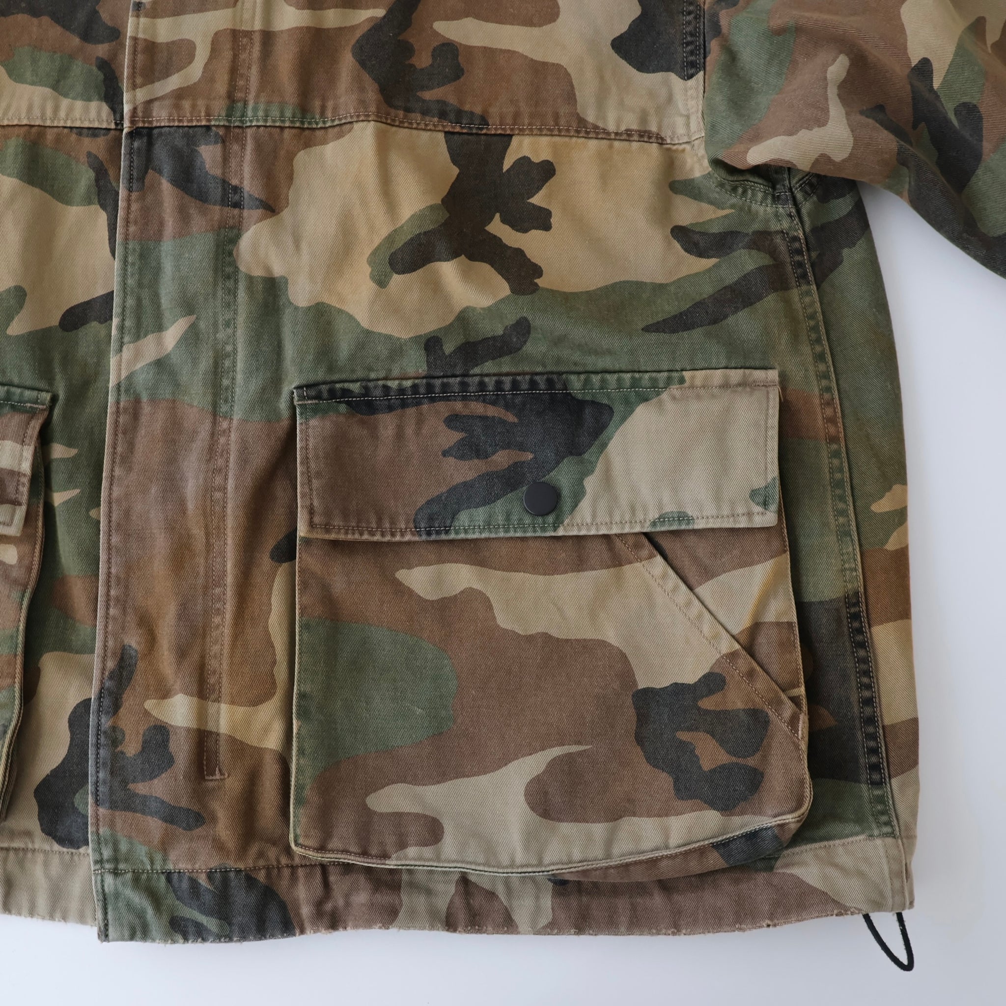 CAMO ZIPUP HOODIE