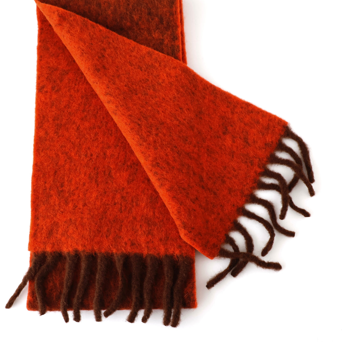 Two Colour Woolly Scarf