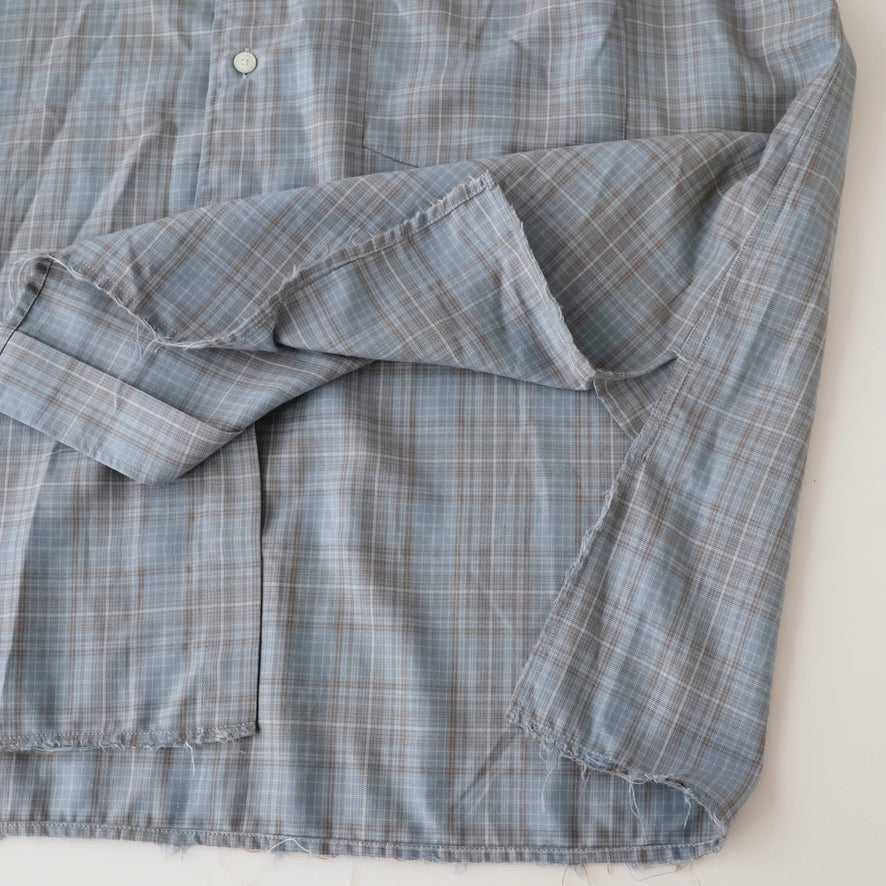 AGING RAYON CHECK SHIRT