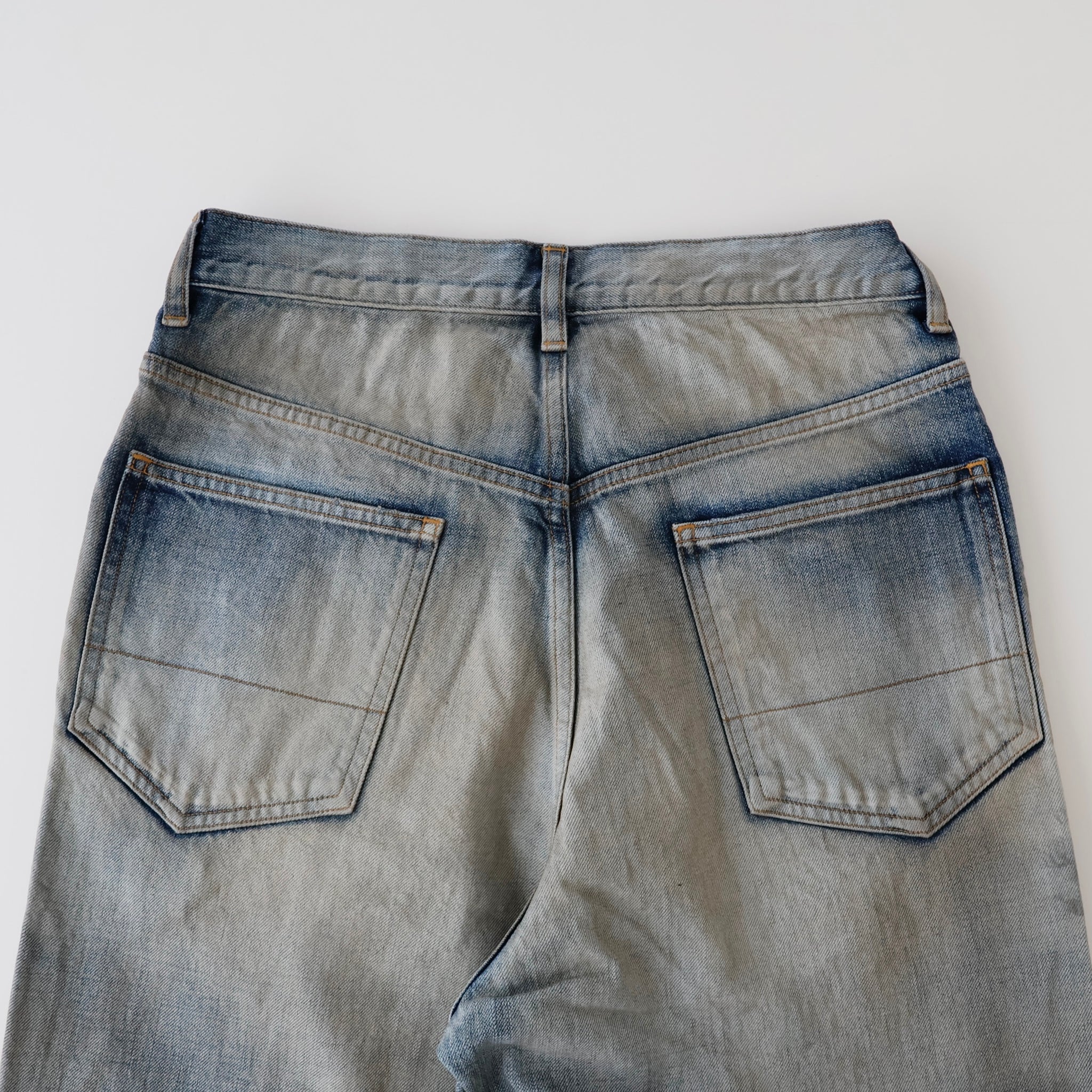 CRASH MIDDLE STRAIGHT 5P DENIM PANTS - ref. / Web Store