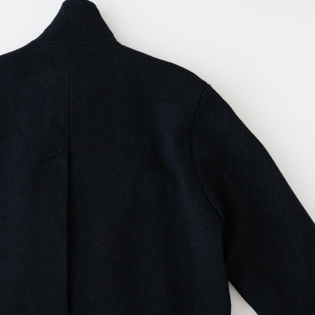 Ronan Structured Zip Coat in Wool
